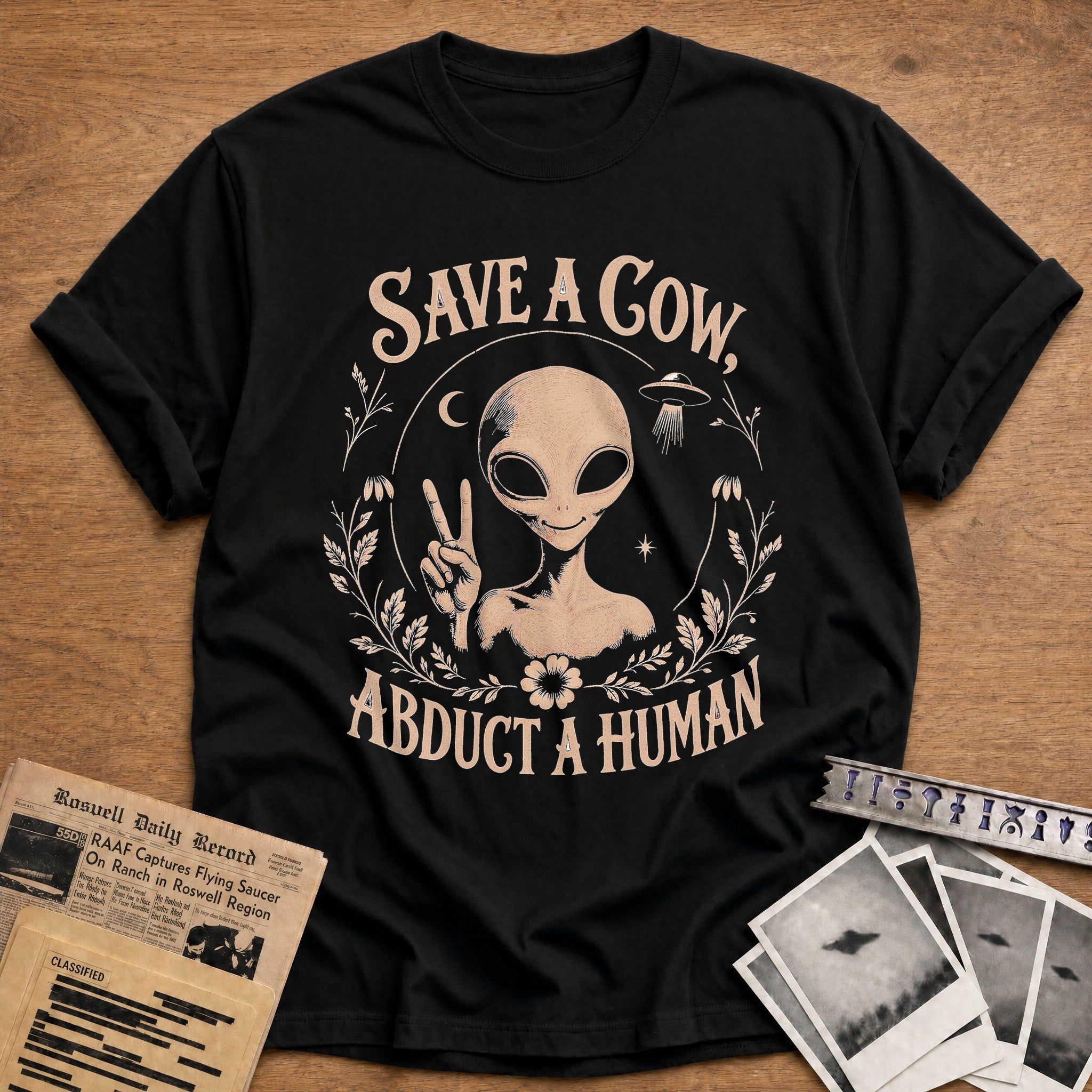 Save A Cow - Black