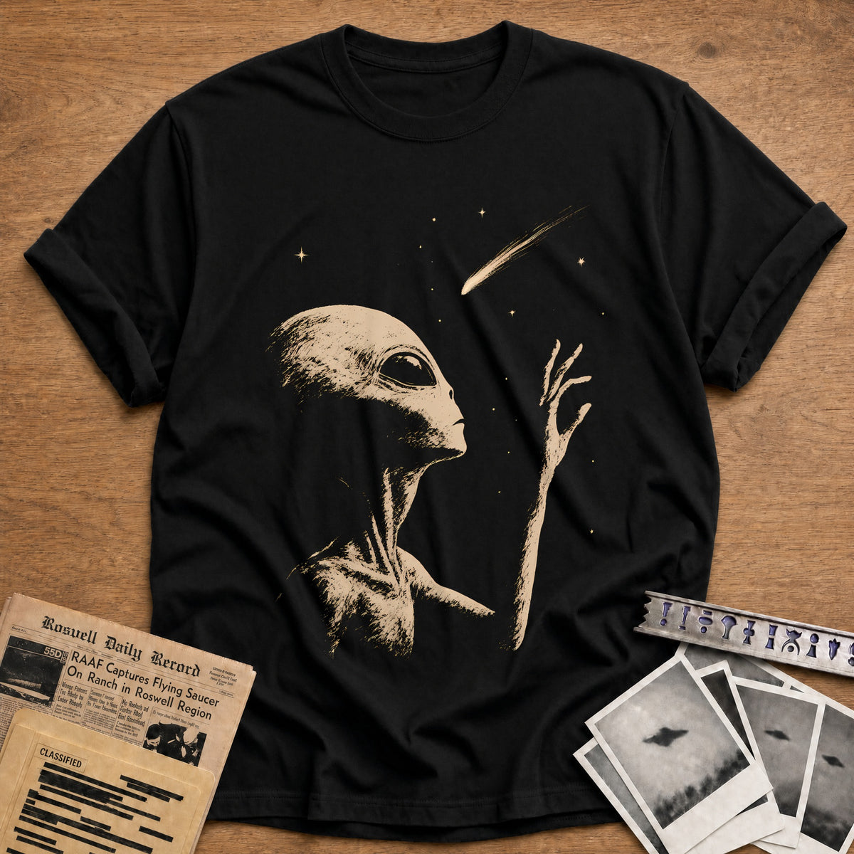Shooting Star 35 T-Shirt - Black