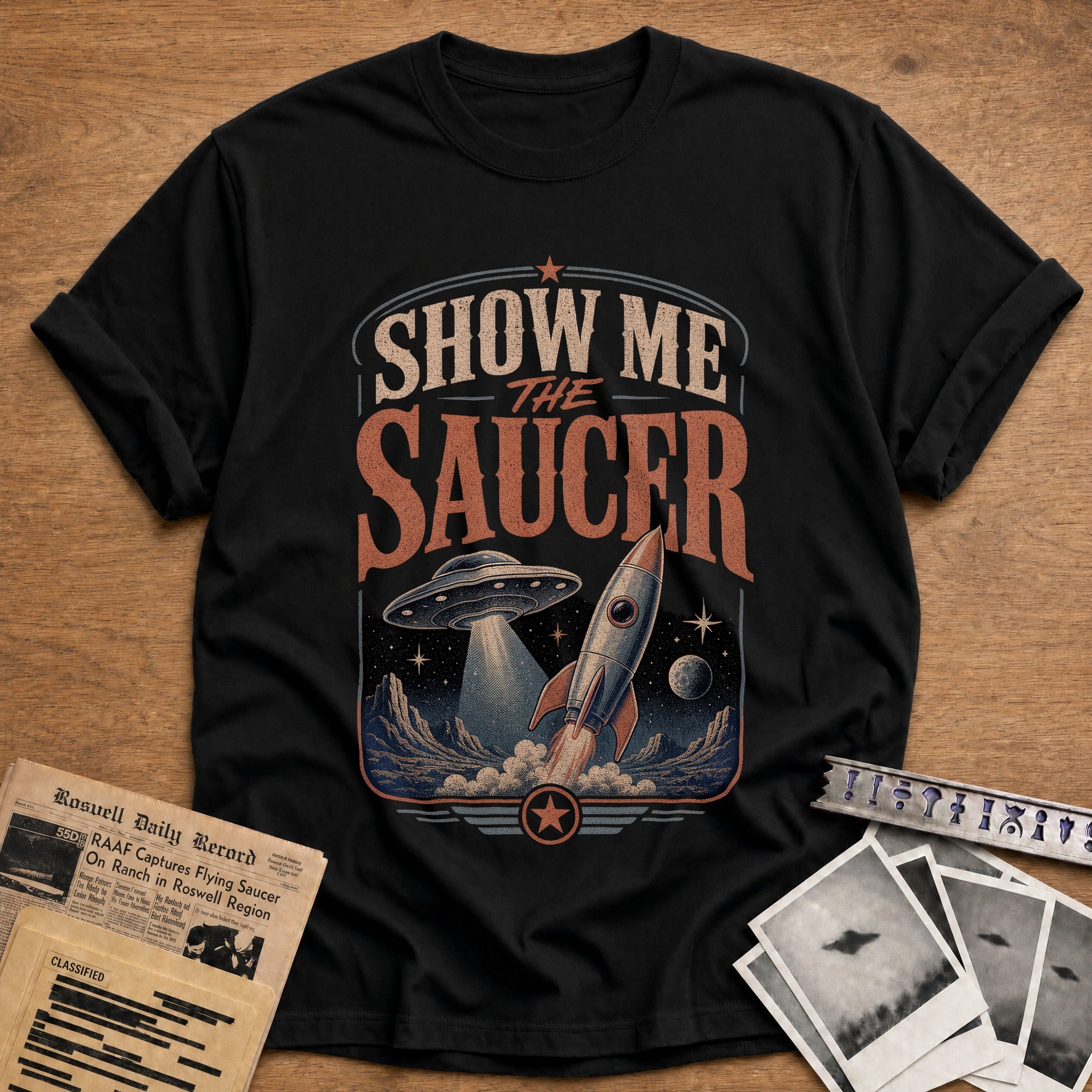 Show Me The Saucer 01 - Black