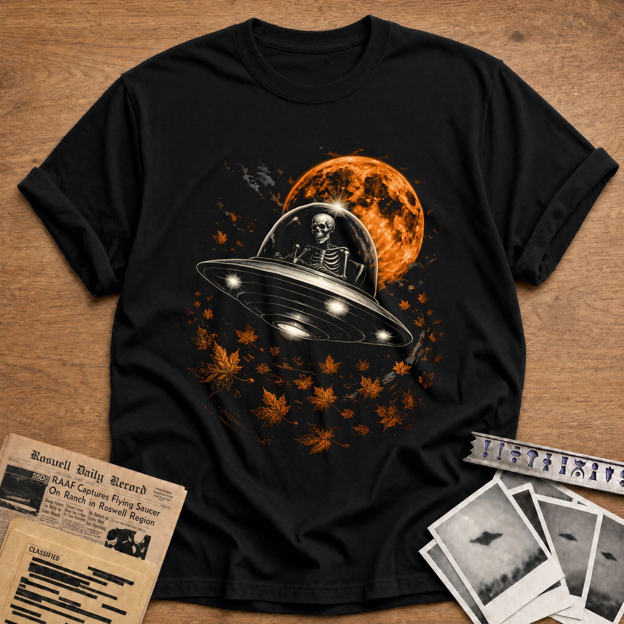 Skeleton Ufo Pilot 54 - Black