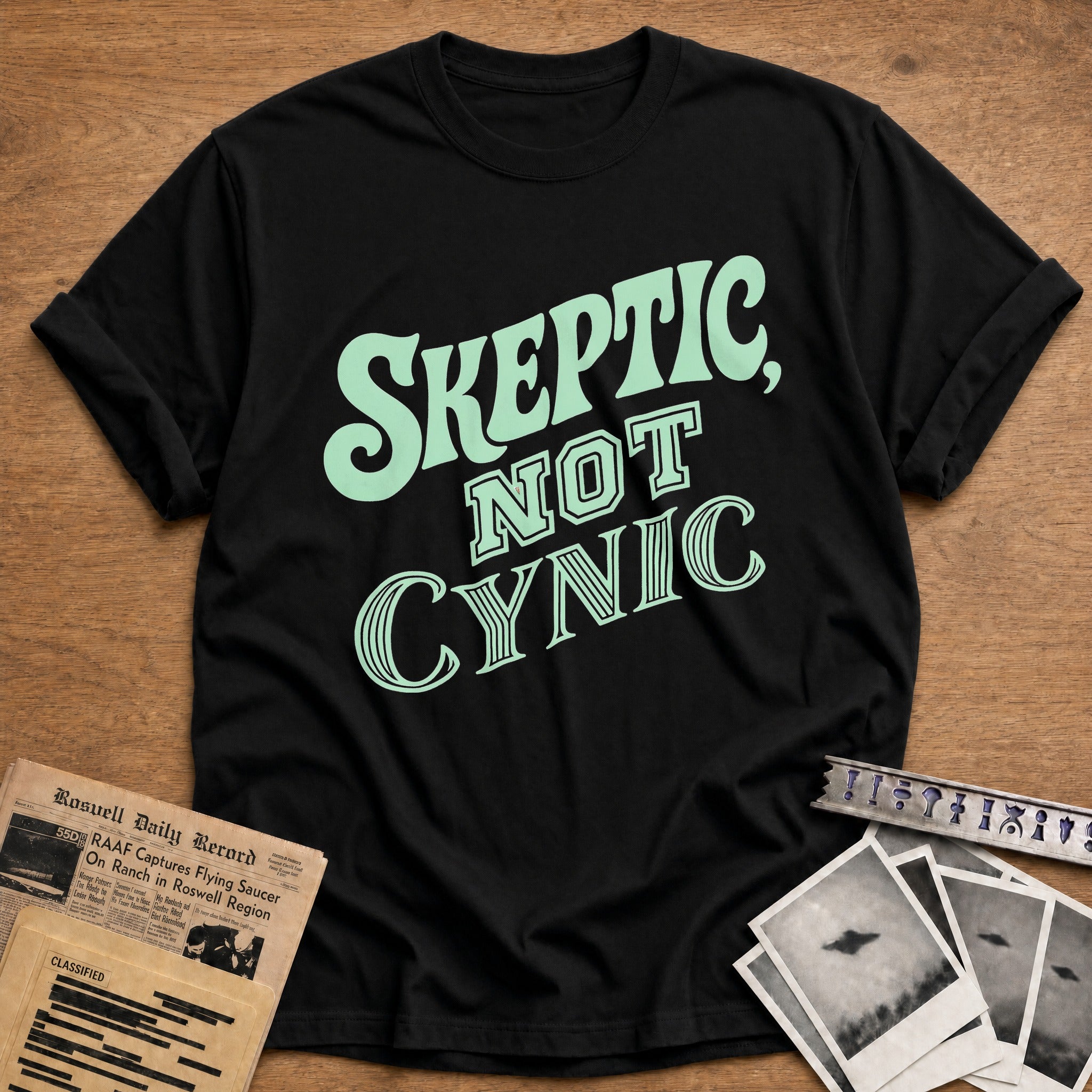 Skeptic Not Cynic 01 - Black