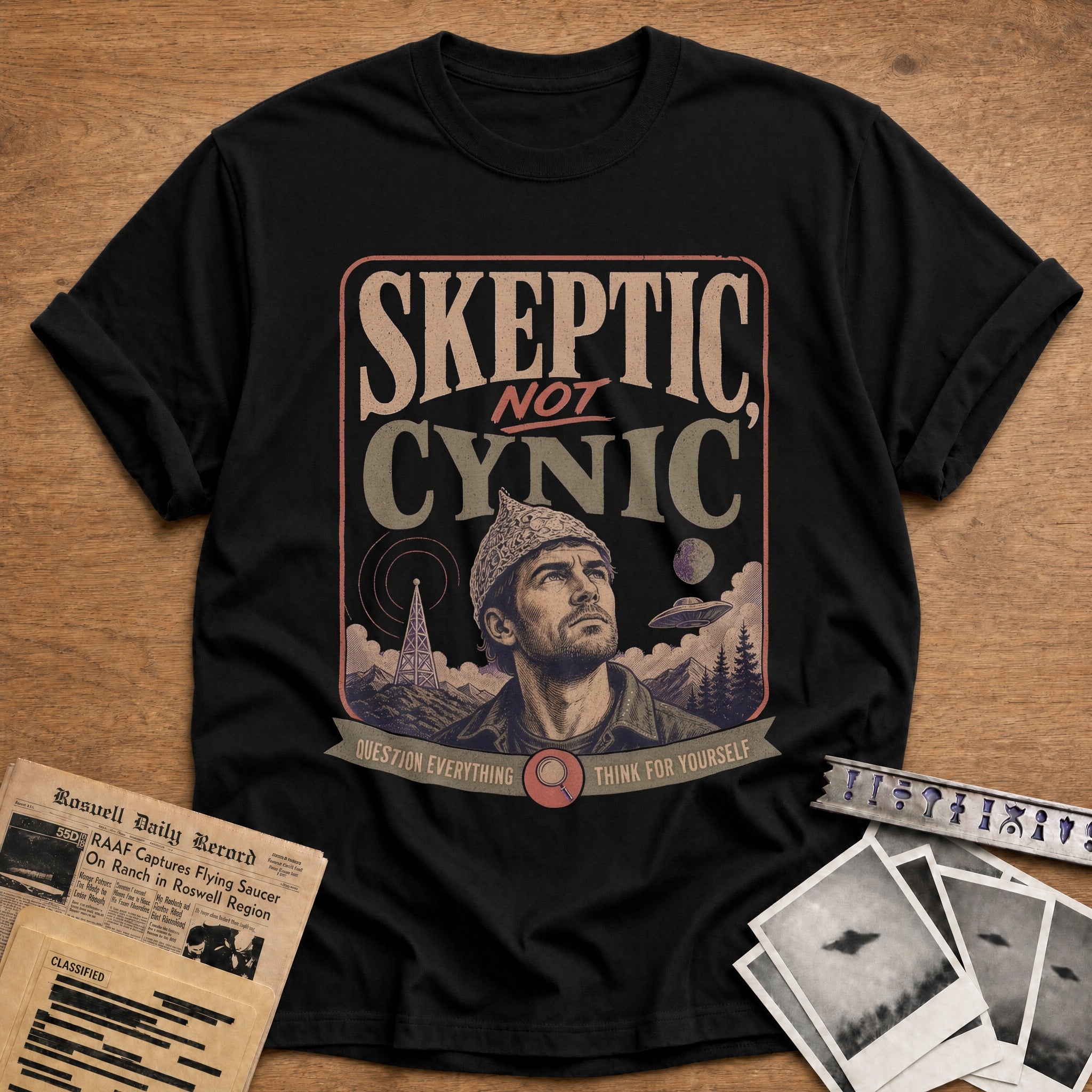 Skeptic Not Cynic 02 - Black