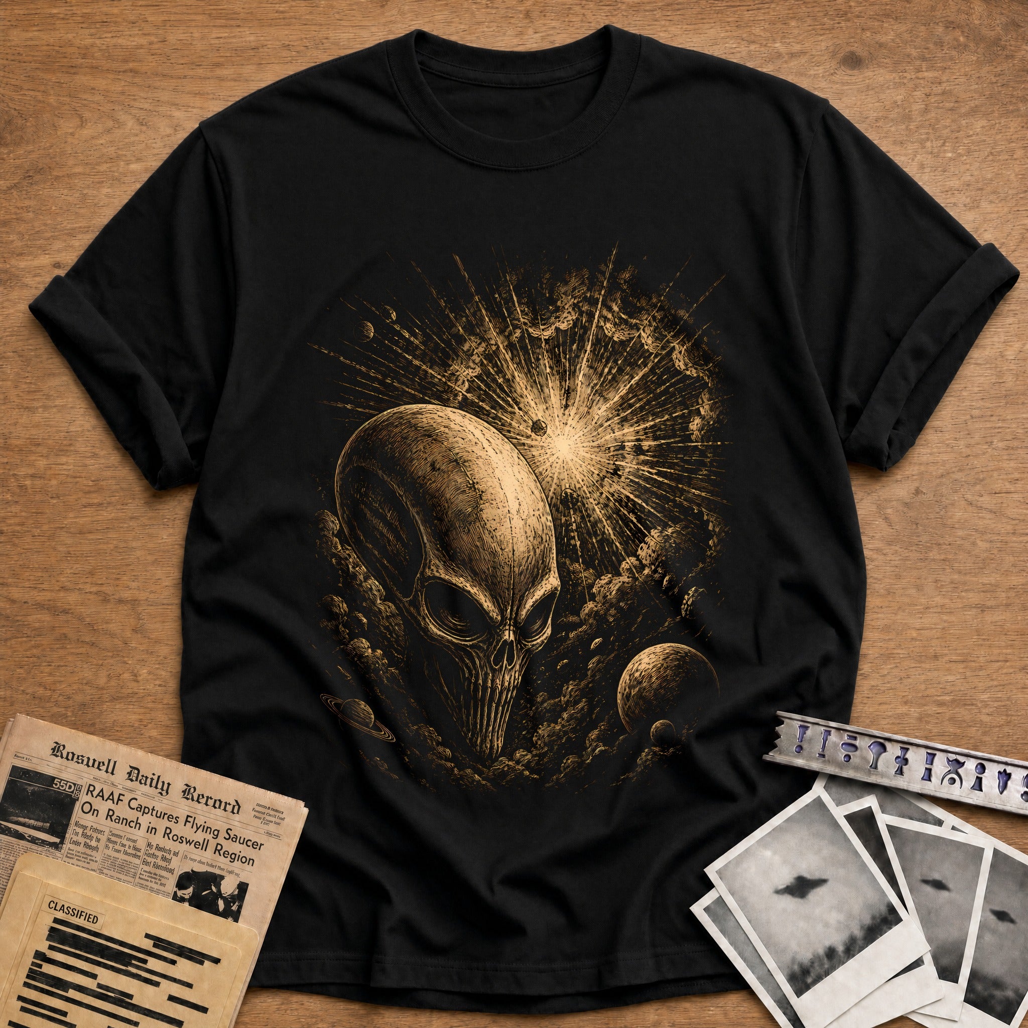 Skull Supernova 20 T-Shirt - Black