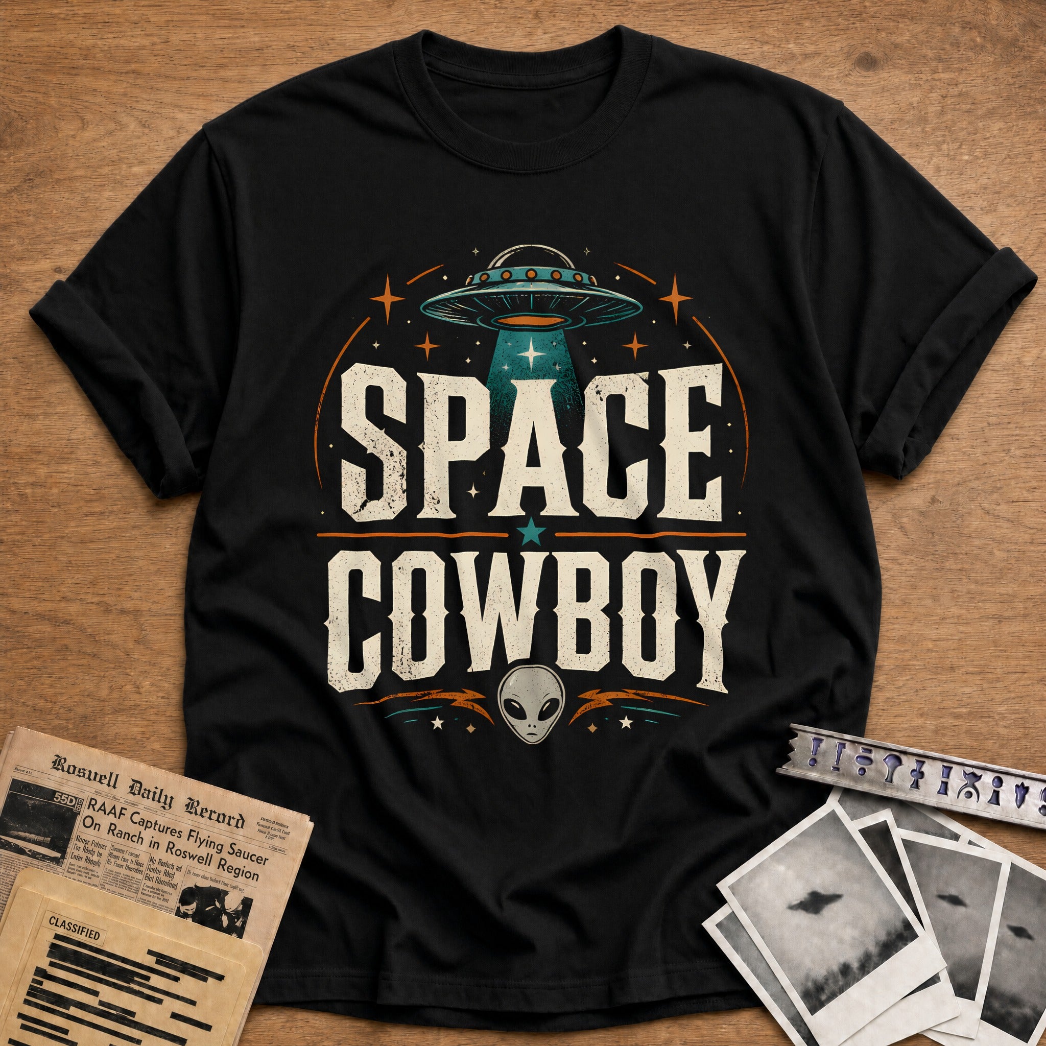 Space Cowboy 59 T-Shirt - Black