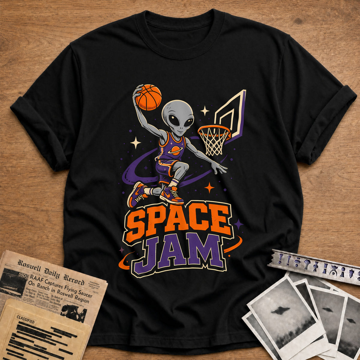 Space Jam 96 T-Shirt - Black