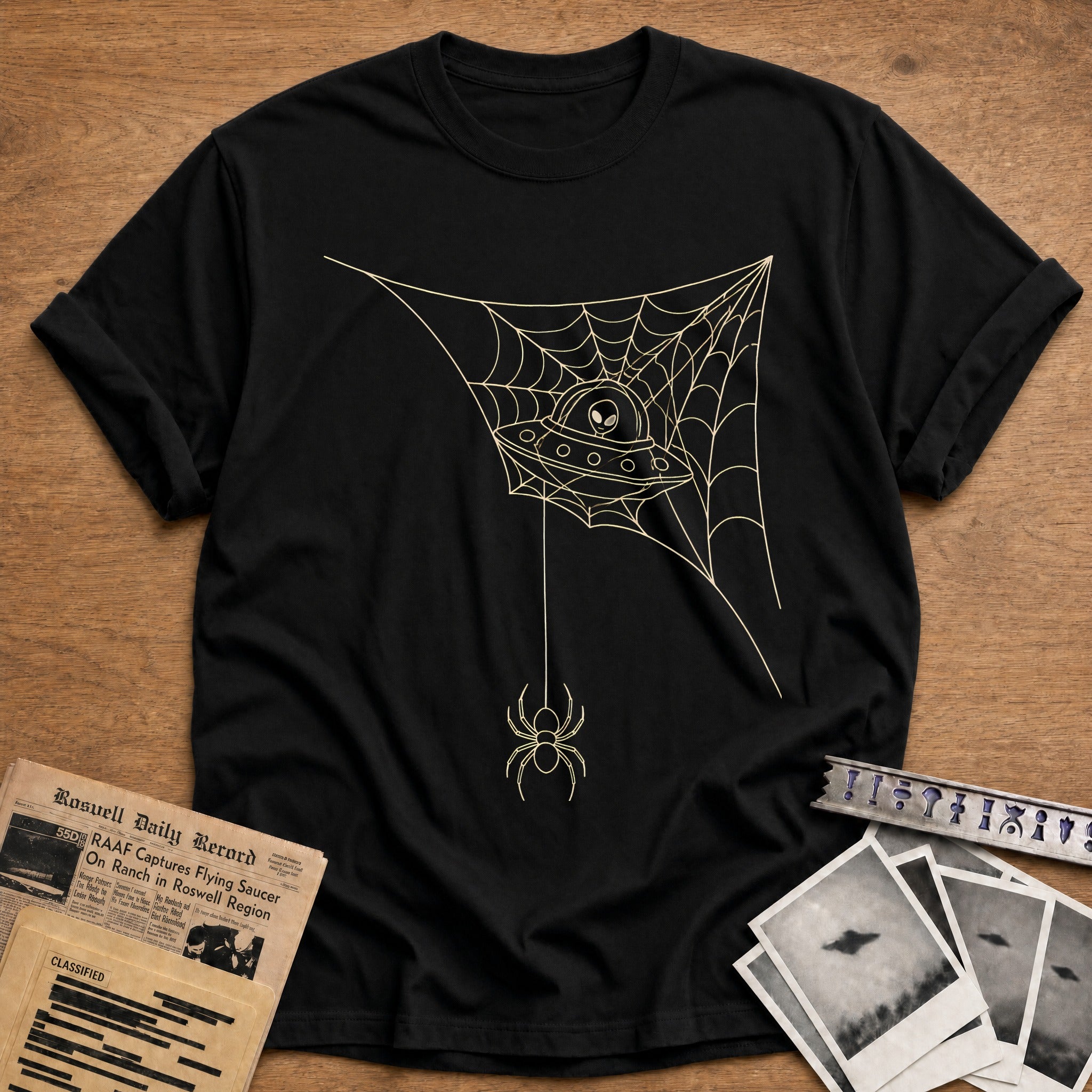 Spiderweb Ufo Caught 65 - Black