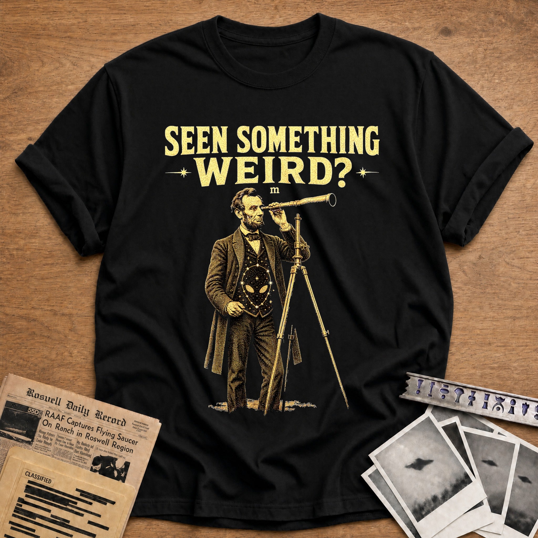 Spotted Something Strange - Black