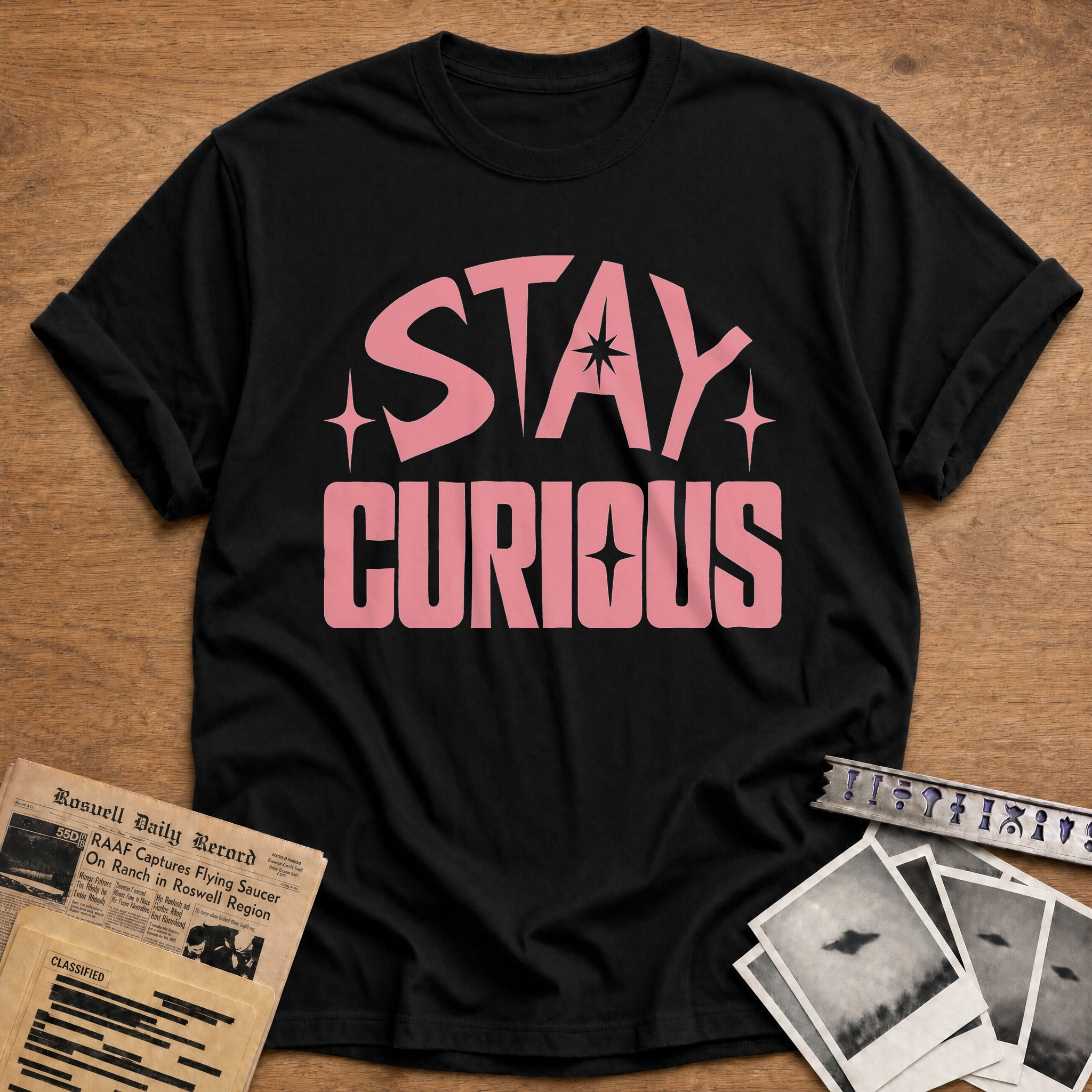 Stay Curious - Black
