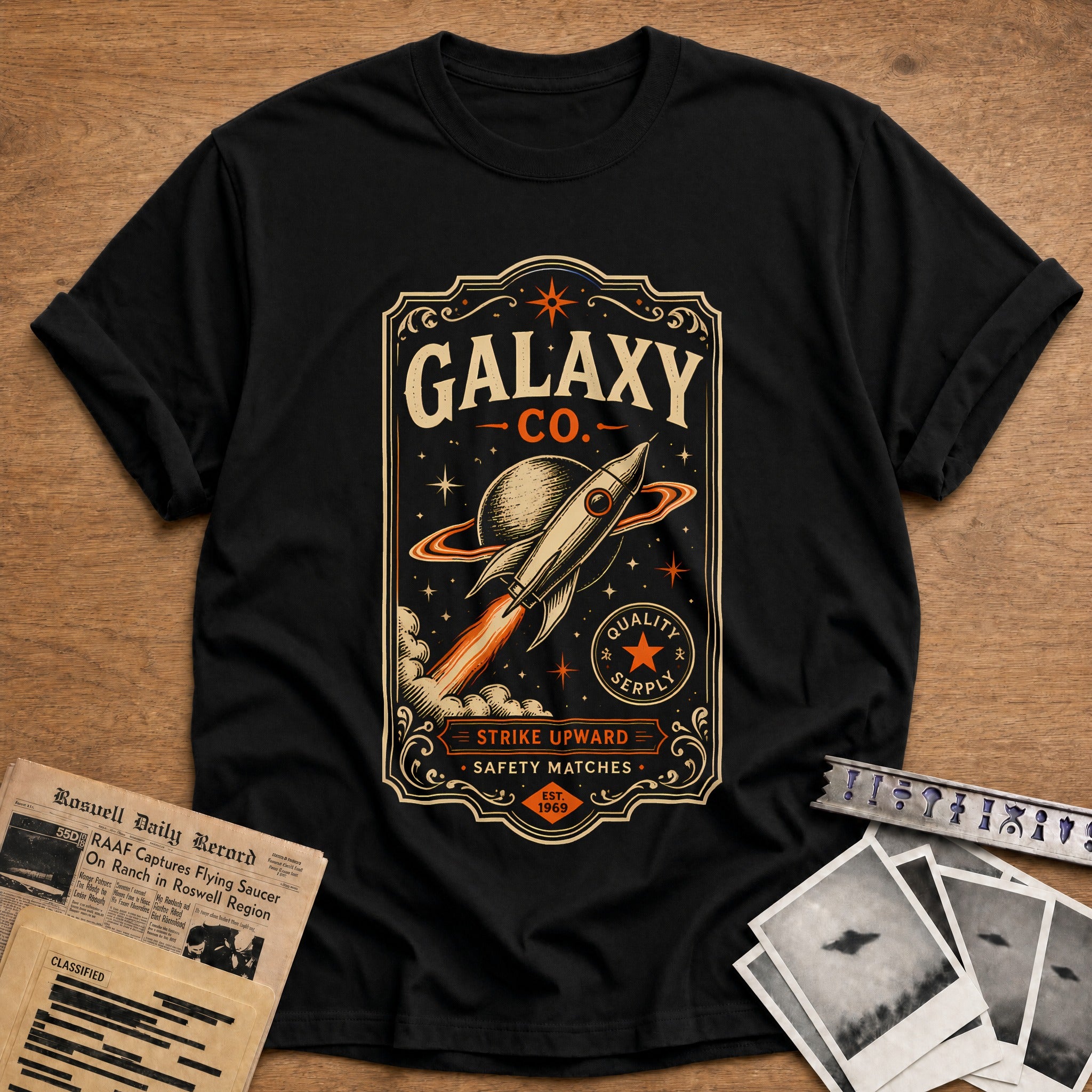 Strike Upward T-Shirt - Black