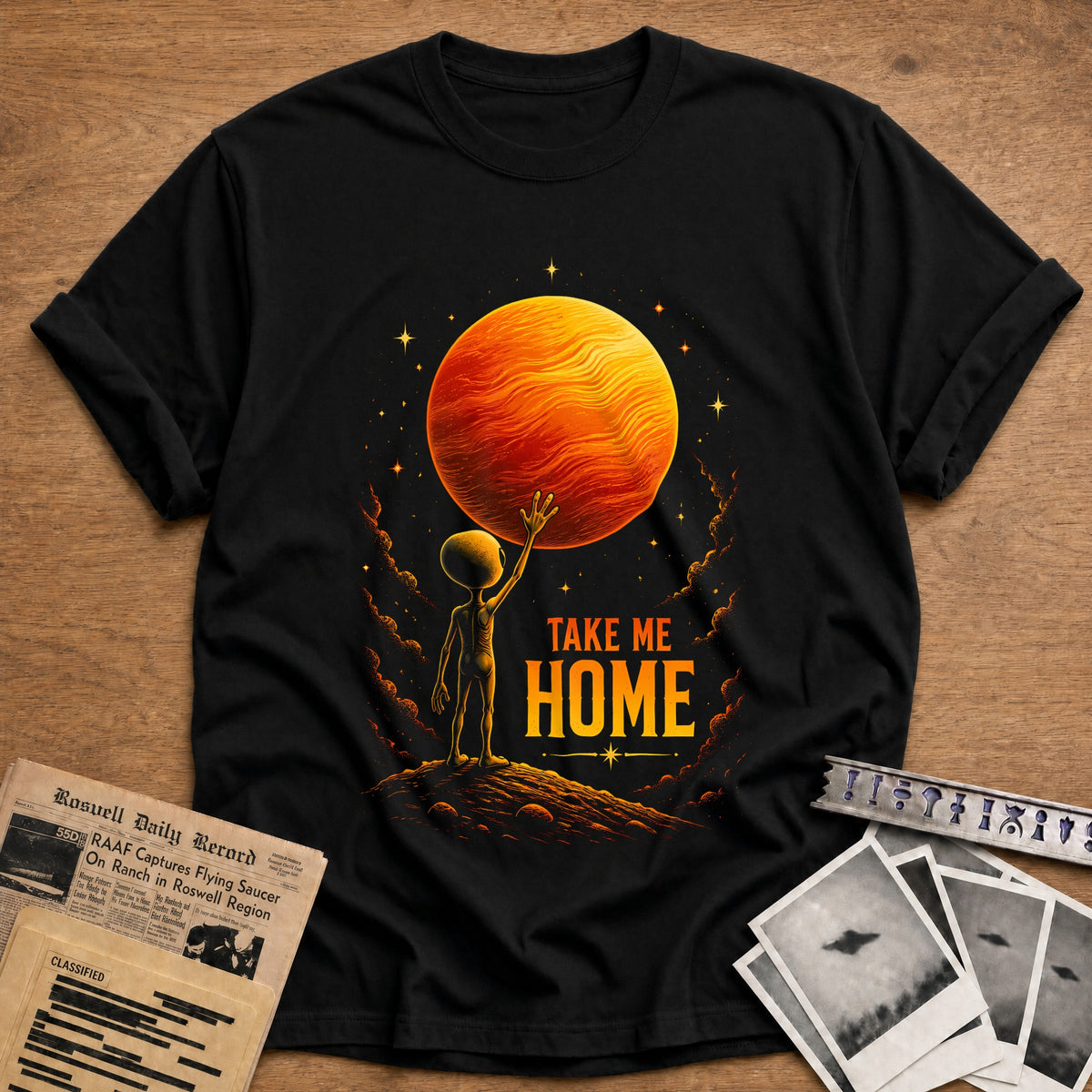 Take Me Home Surreal 53 T-Shirt - Black
