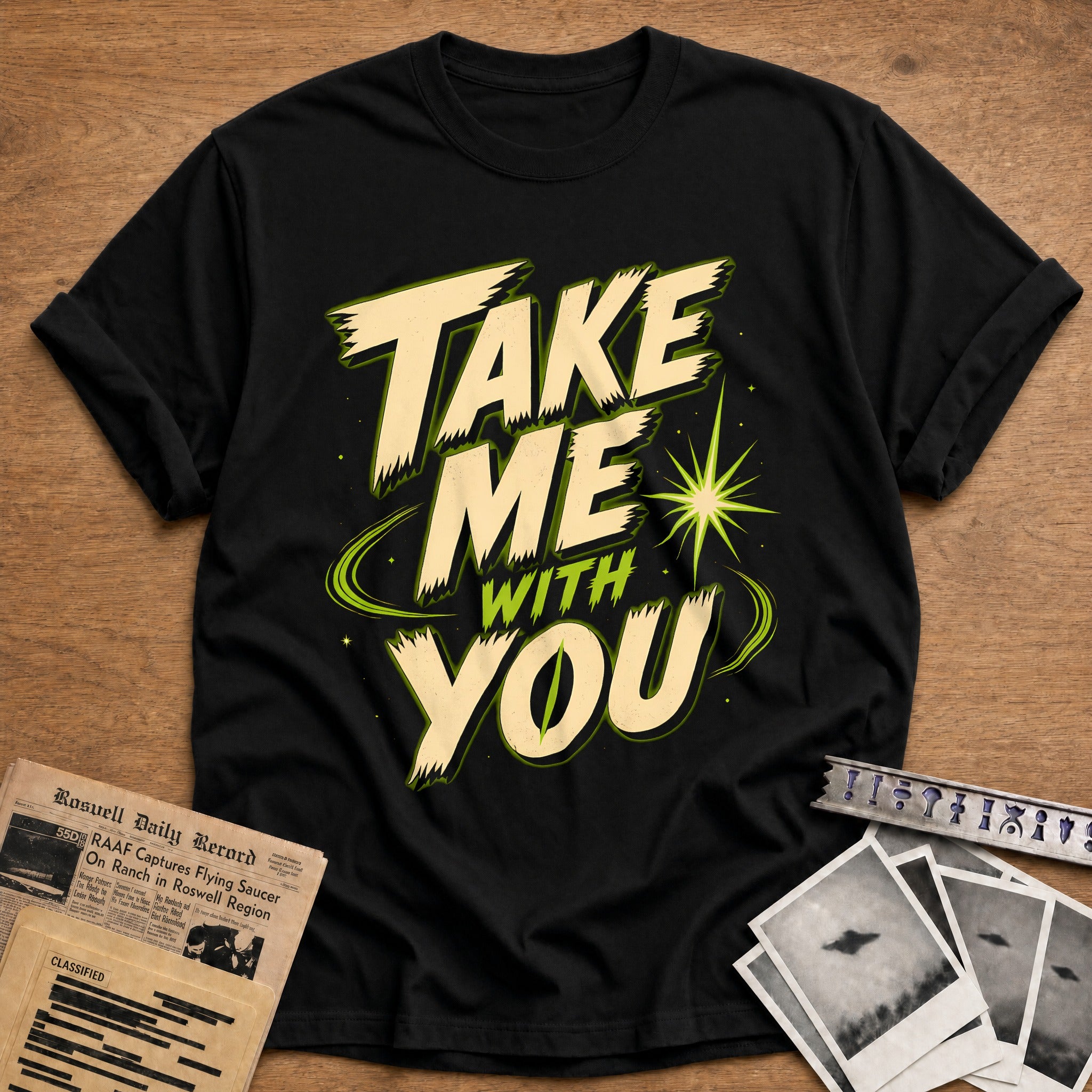Take Me With You 79 T-Shirt - Black