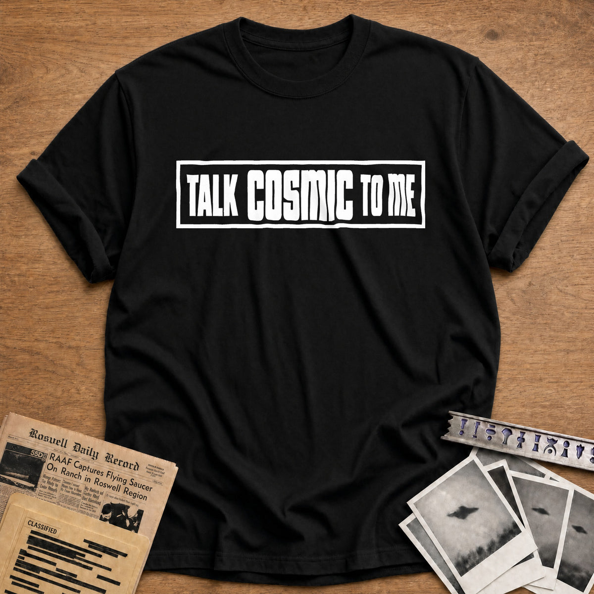 Talk Cosmic To Me 42 T-Shirt - Black