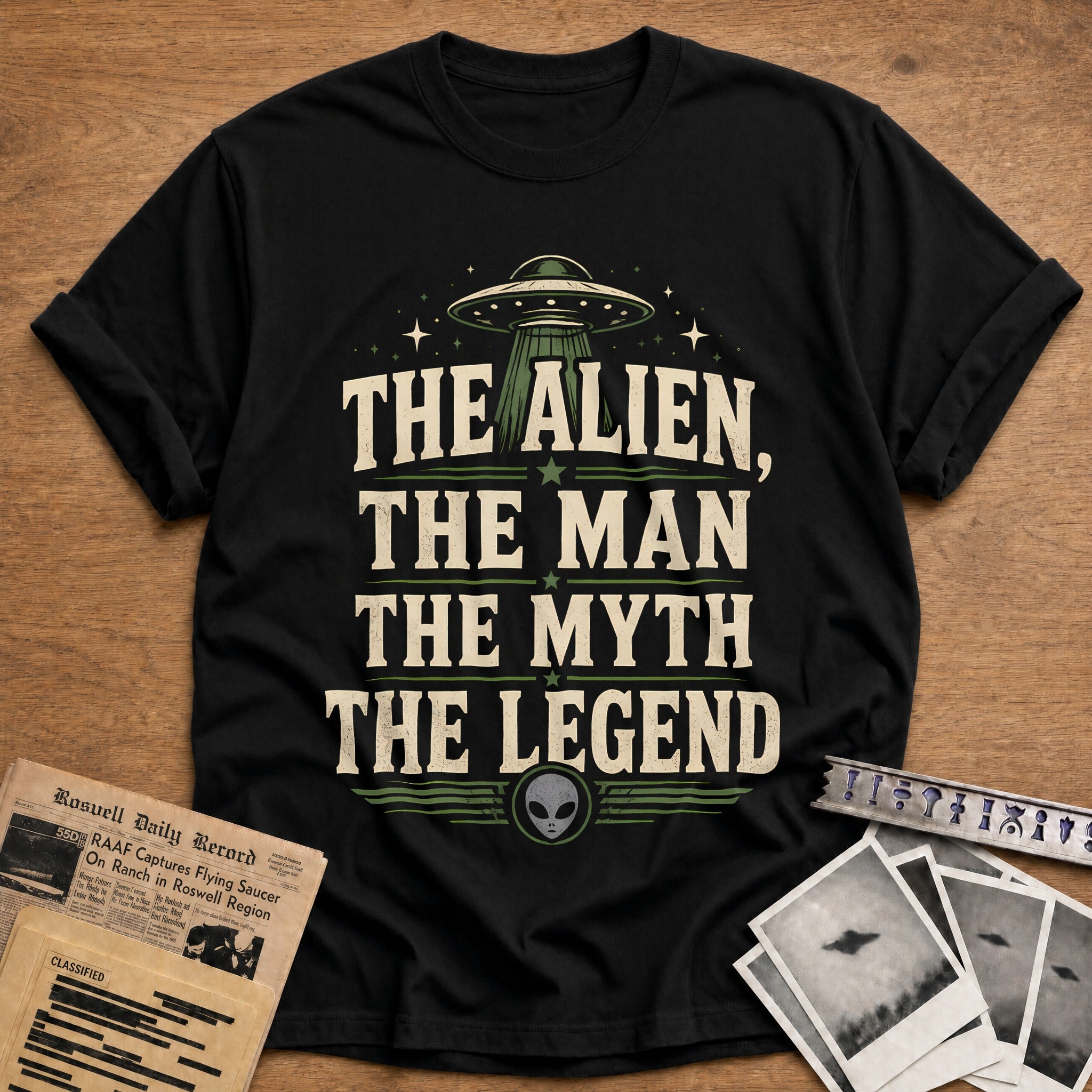 The Alien The Man The Myth The Legend 64 T-Shirt - Black