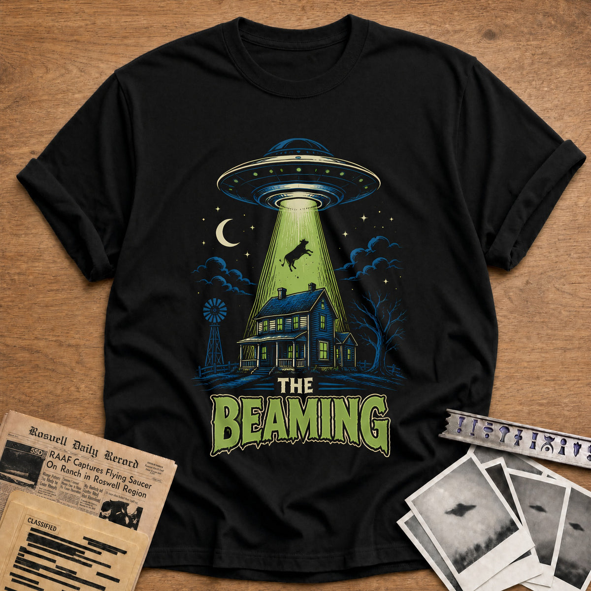 The Beaming 42 T-Shirt - Black