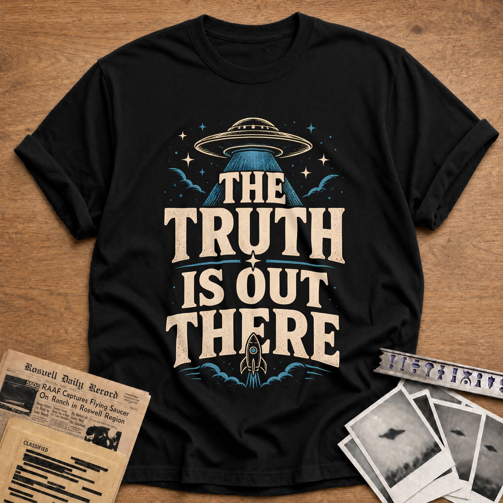 The Truth Is Out There 83 T-Shirt - Black