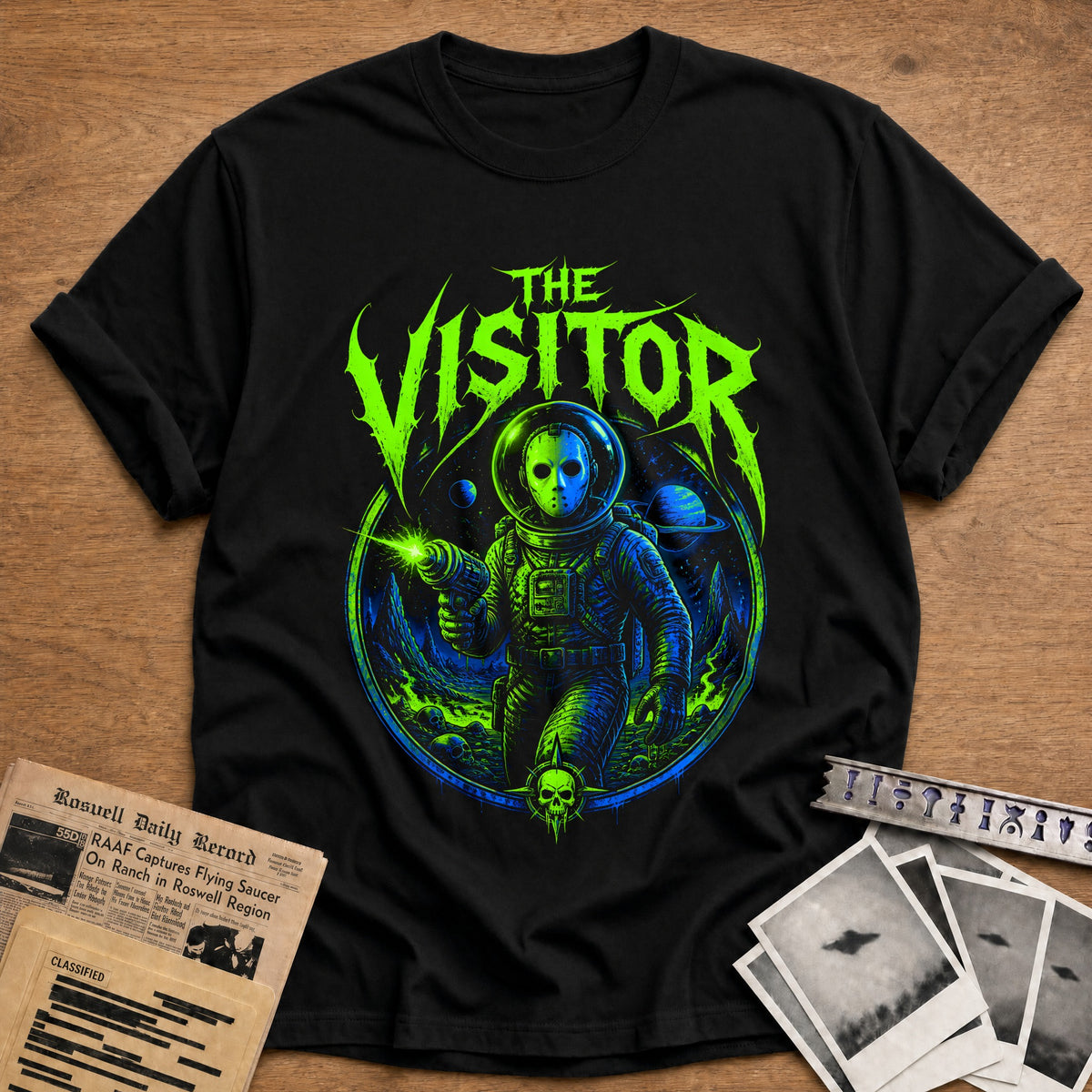 The Visitor 27 T-Shirt - Black