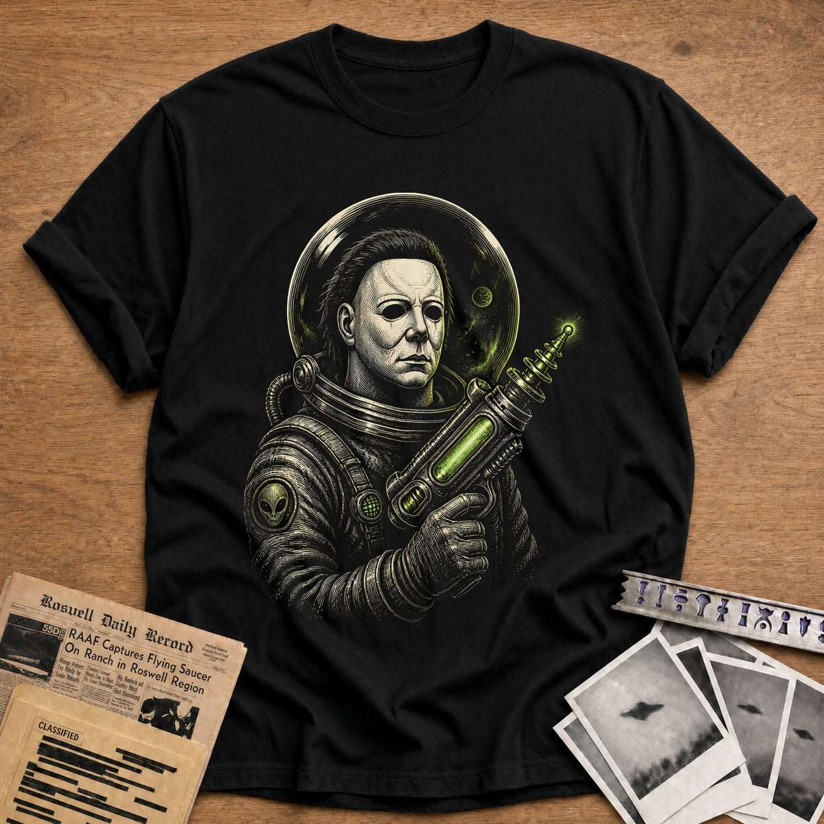 The Visitor 77 T-Shirt - Black