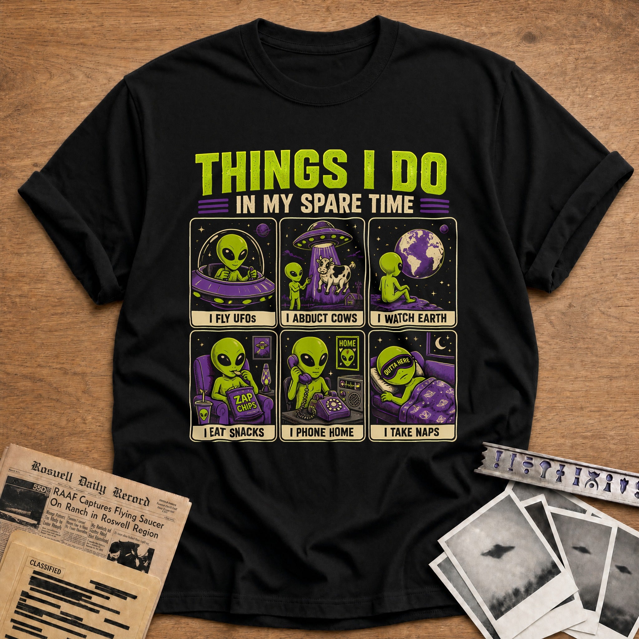 Things I Do Spare Time 95 T-Shirt - Black