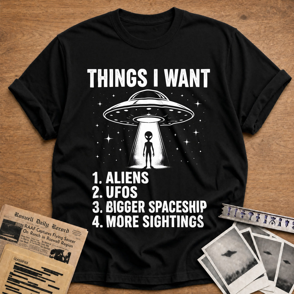 Things I Want 79 T-Shirt - Black