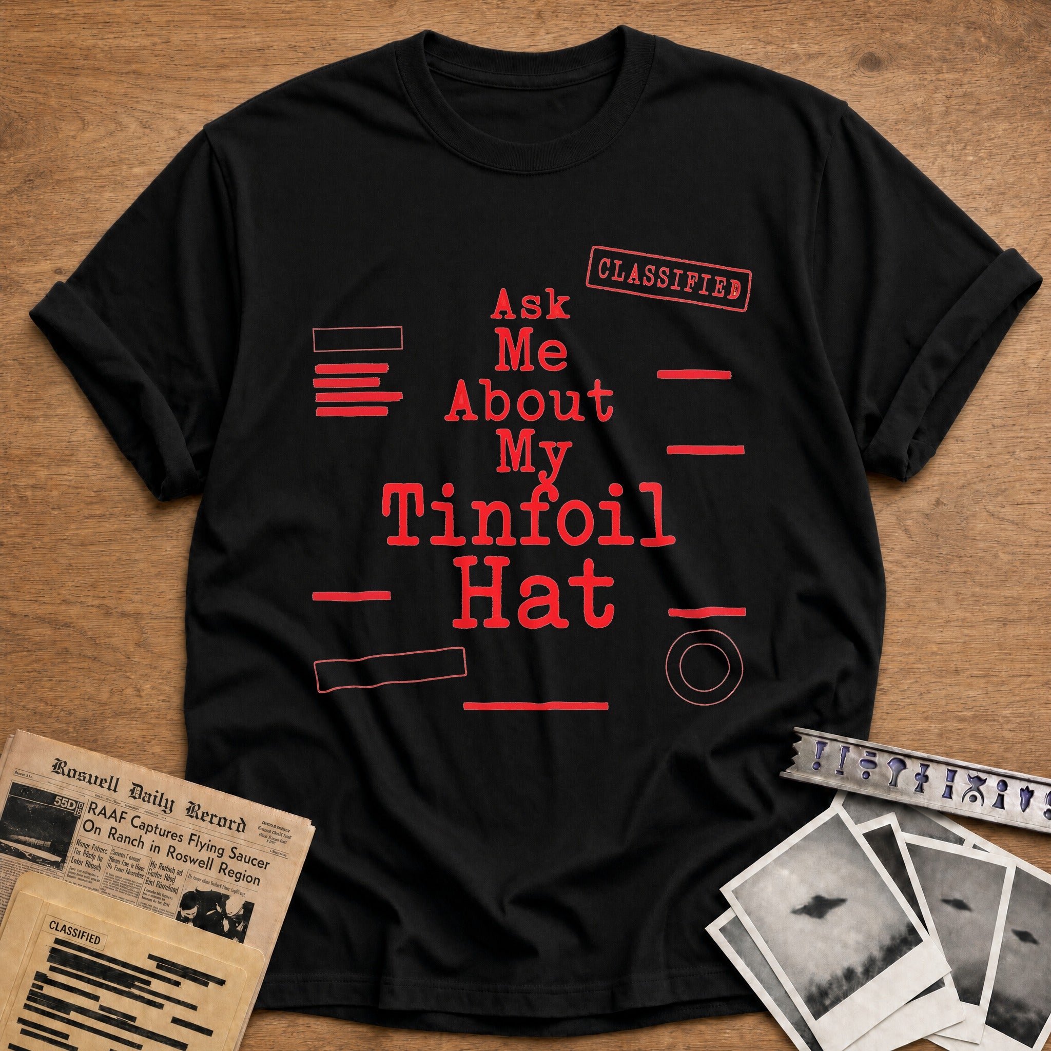 Tinfoil Confidential - Black