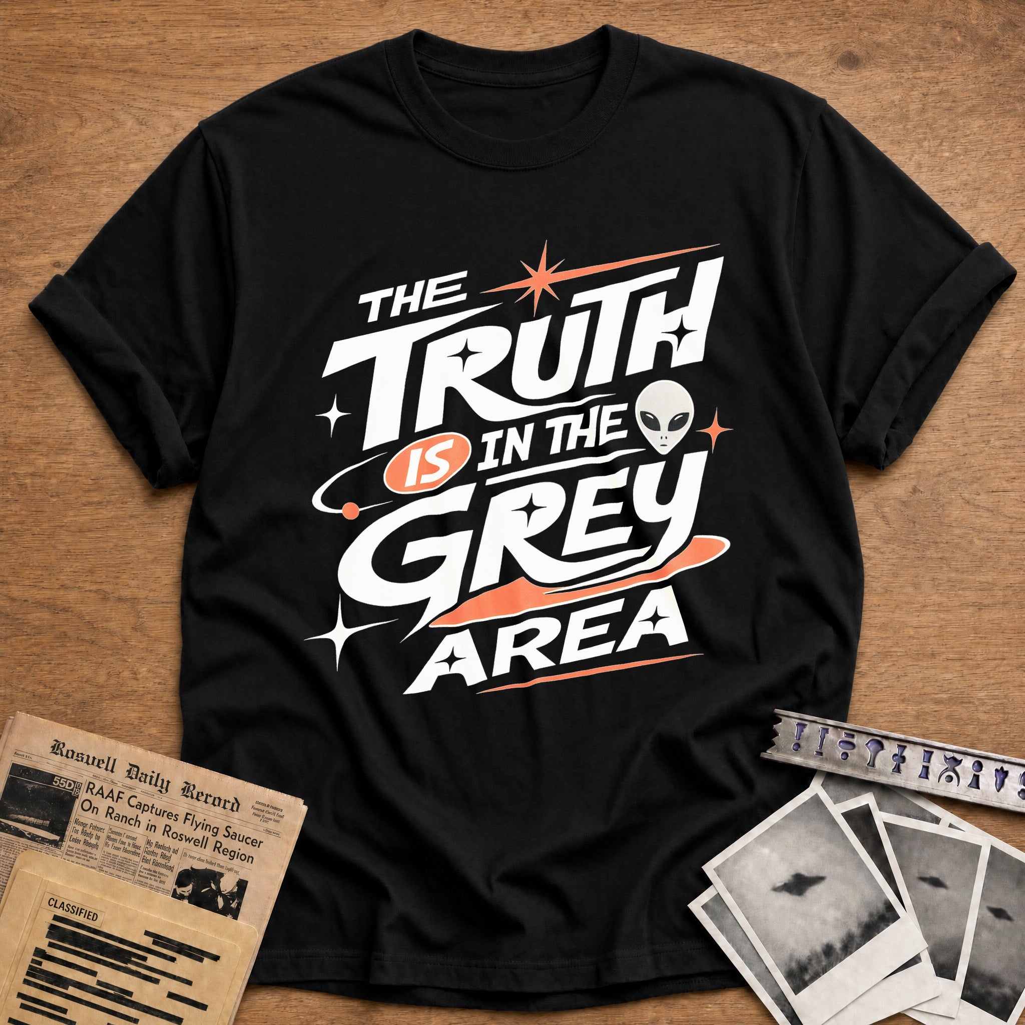 Truth Wears Grey - Black