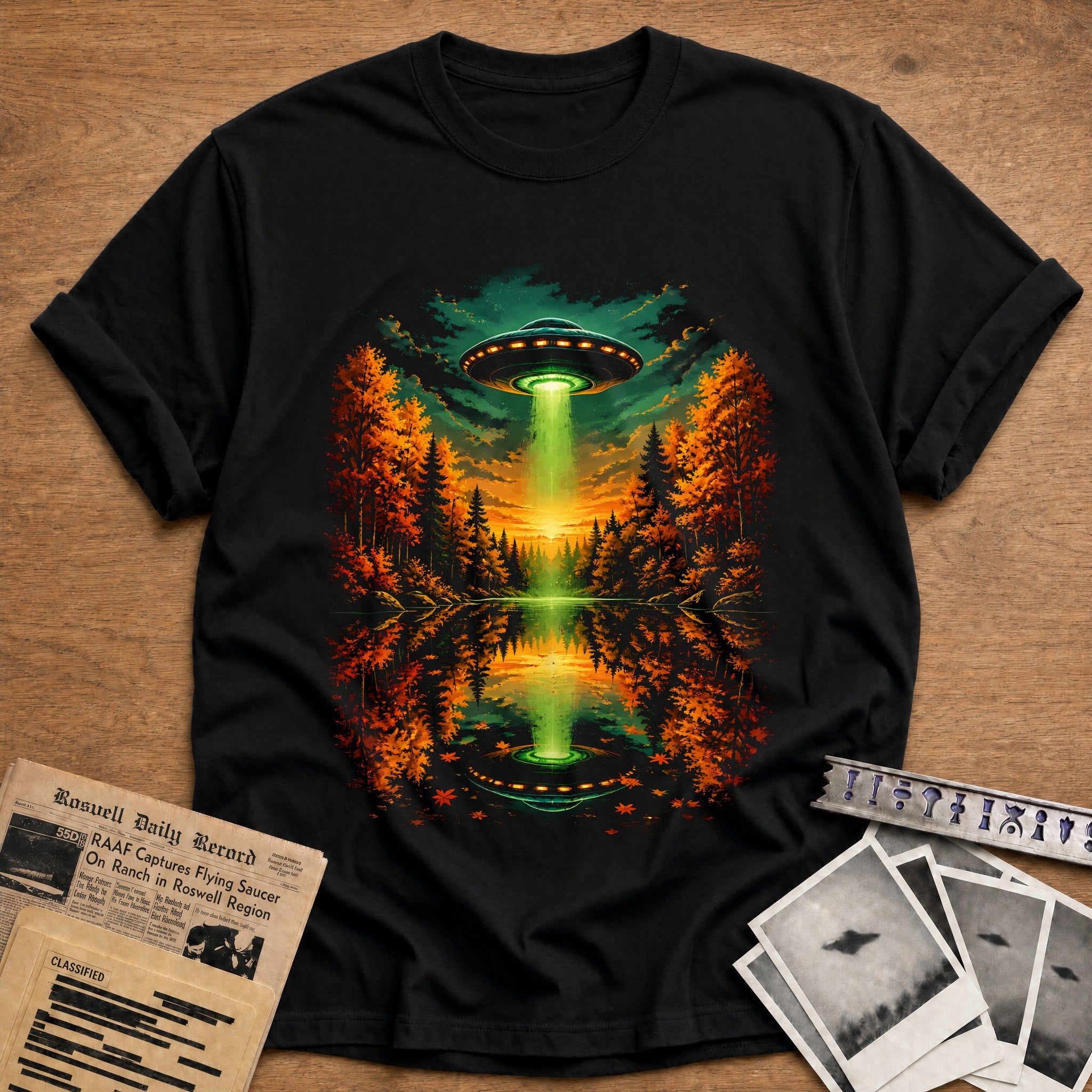Ufo Lake Reflection 77 - Black