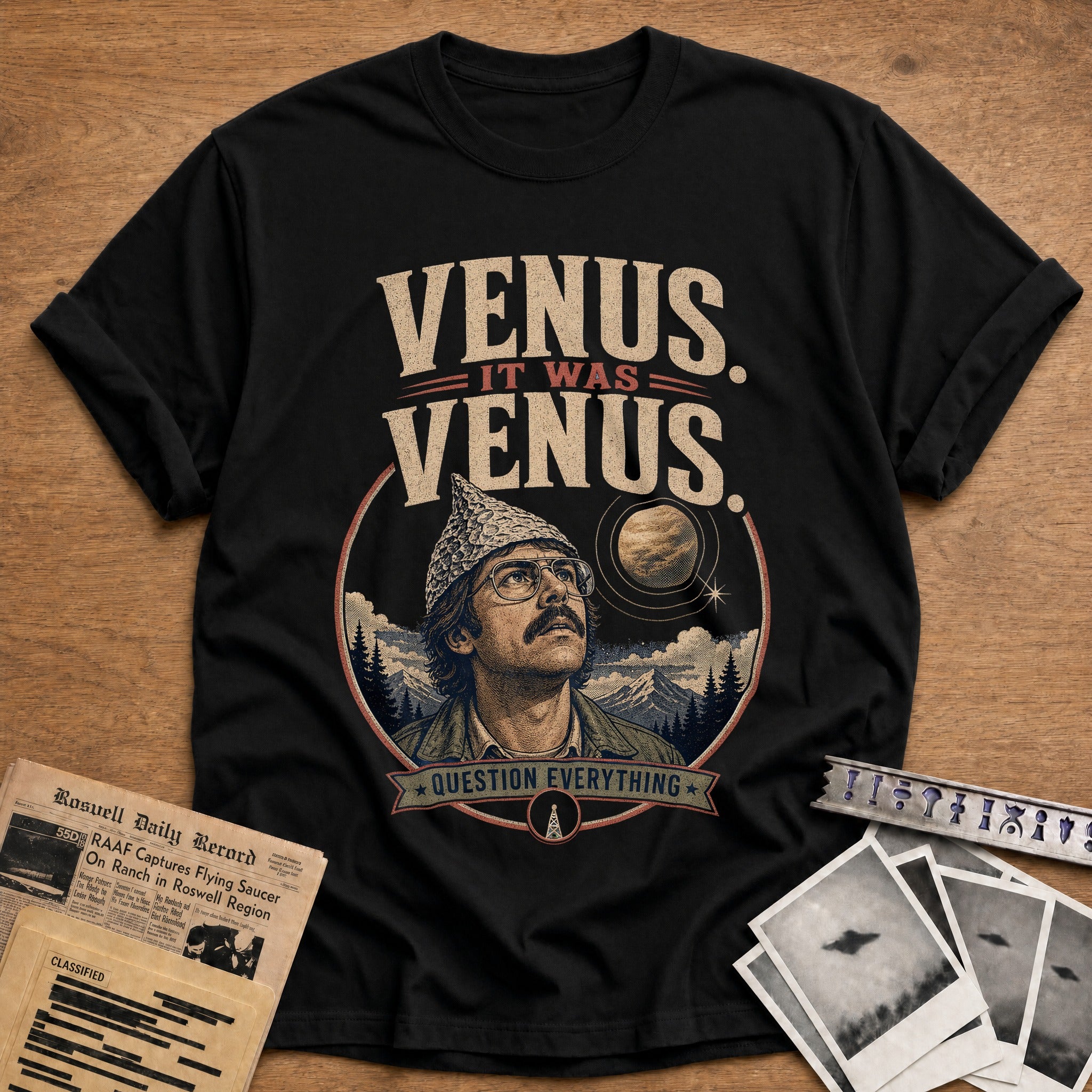 Venus It Was Venus Question Everything - Black