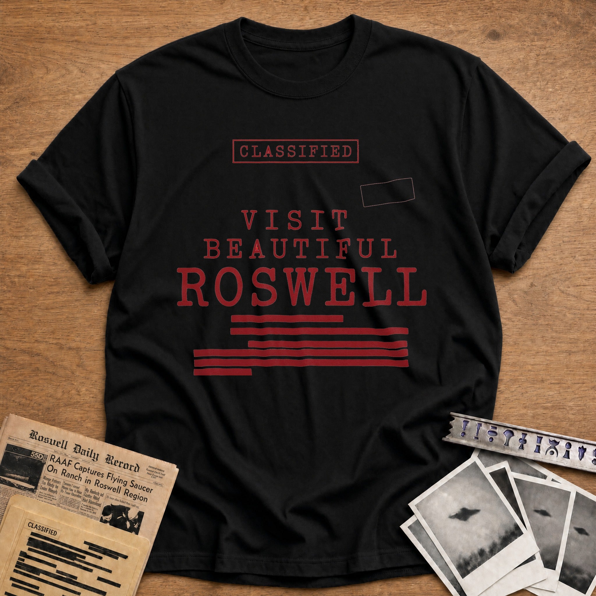 Visit Beautiful Roswell - Black