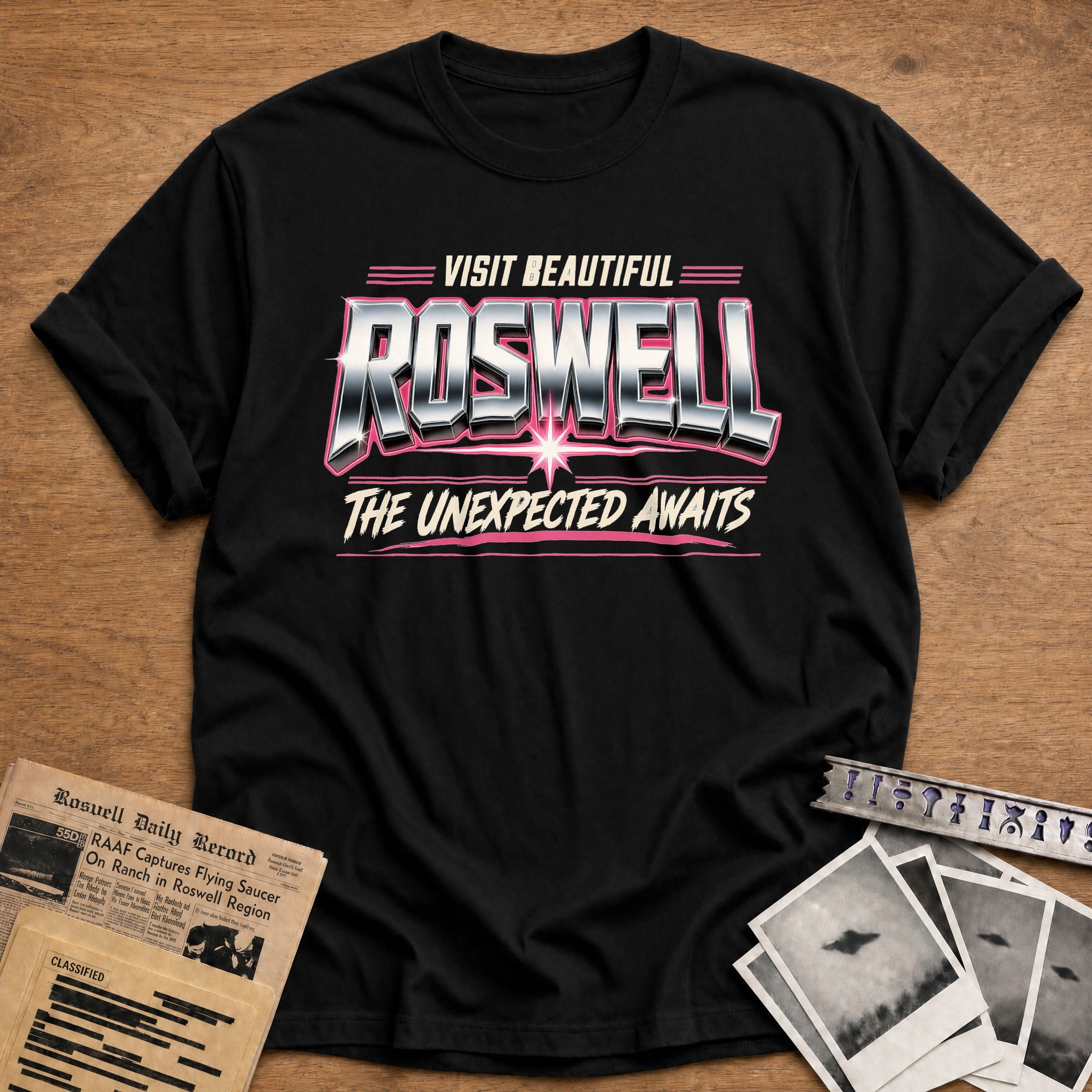Visit Beautiful Roswell The Unexpected Awaits - Black