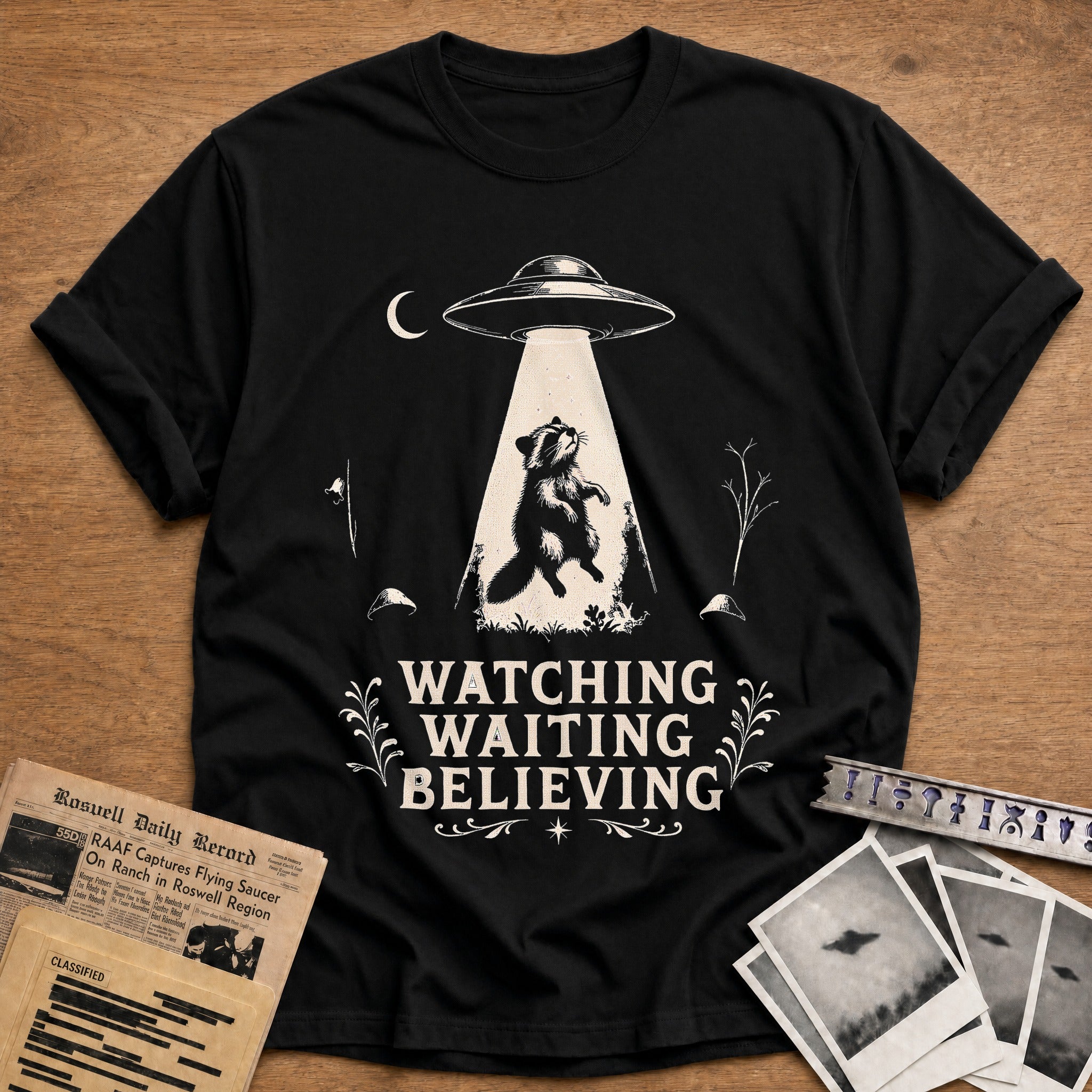 Watching Waiting Believing - Black