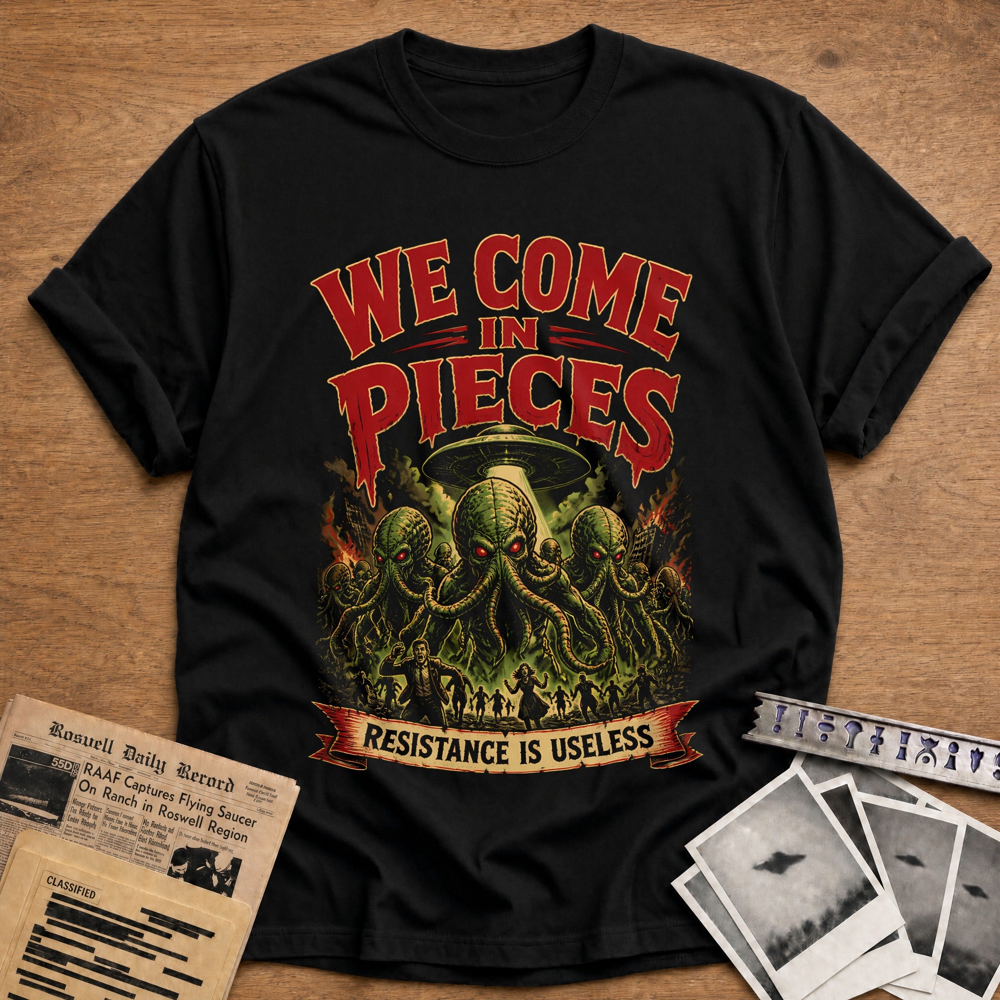 We Come In Pieces 19 T-Shirt - Black
