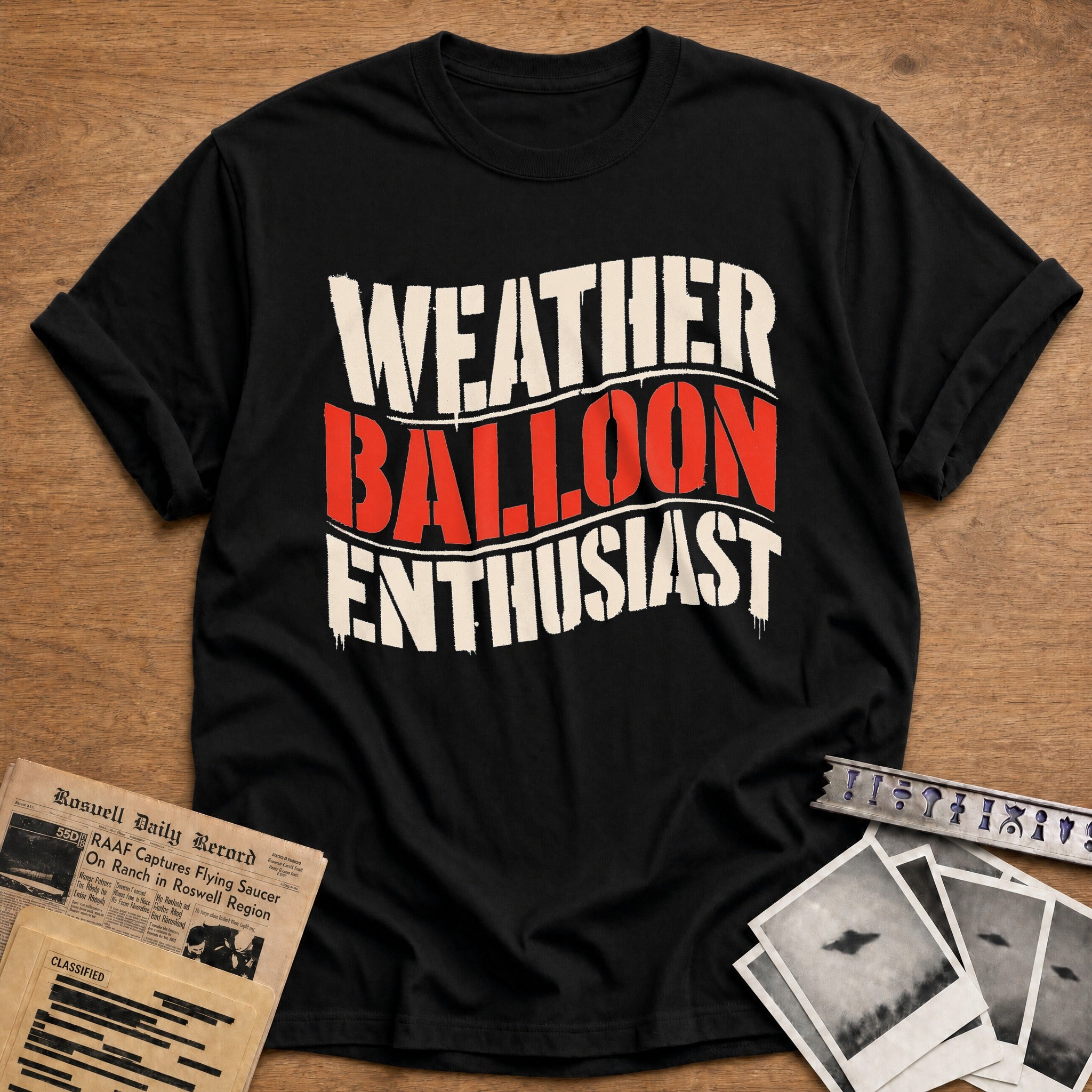 Weather Balloon Enthusiast 02 - Black