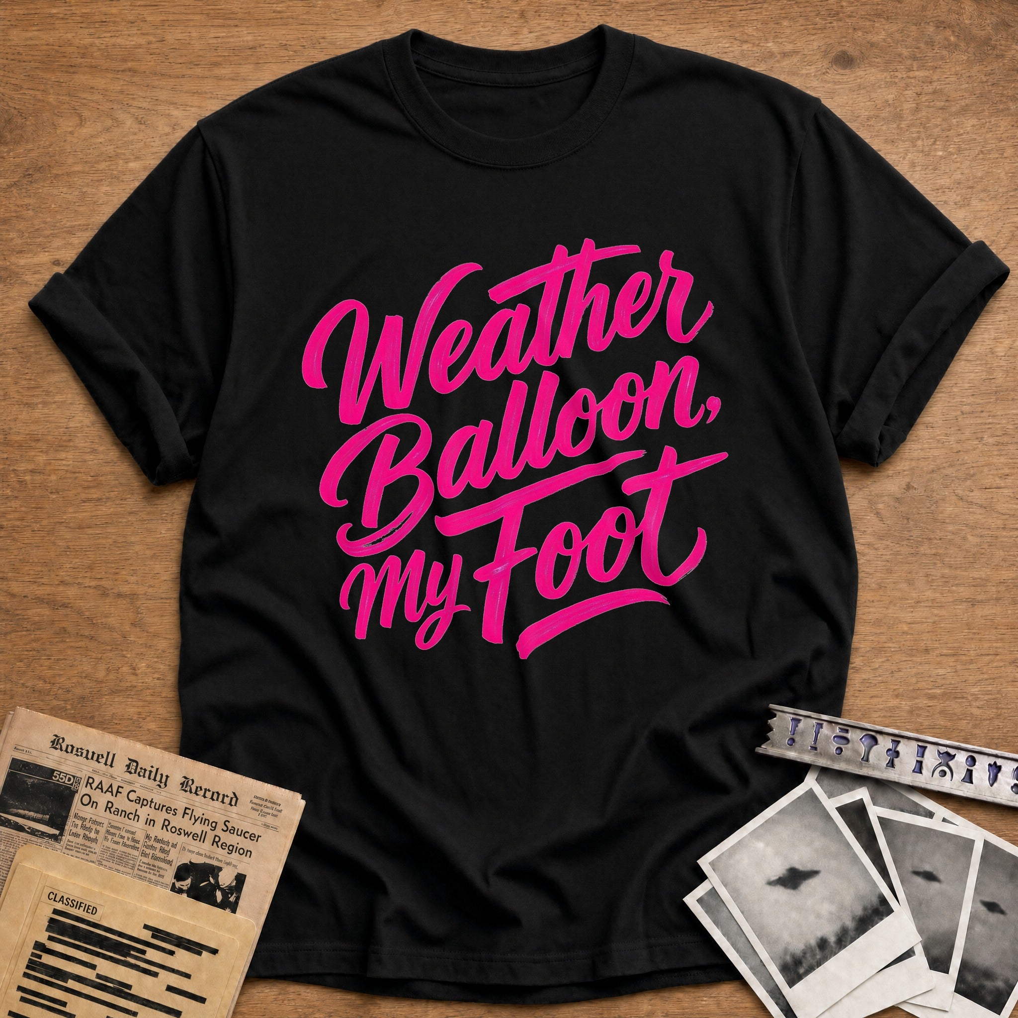 Weather Balloon My Foot 01 - Black