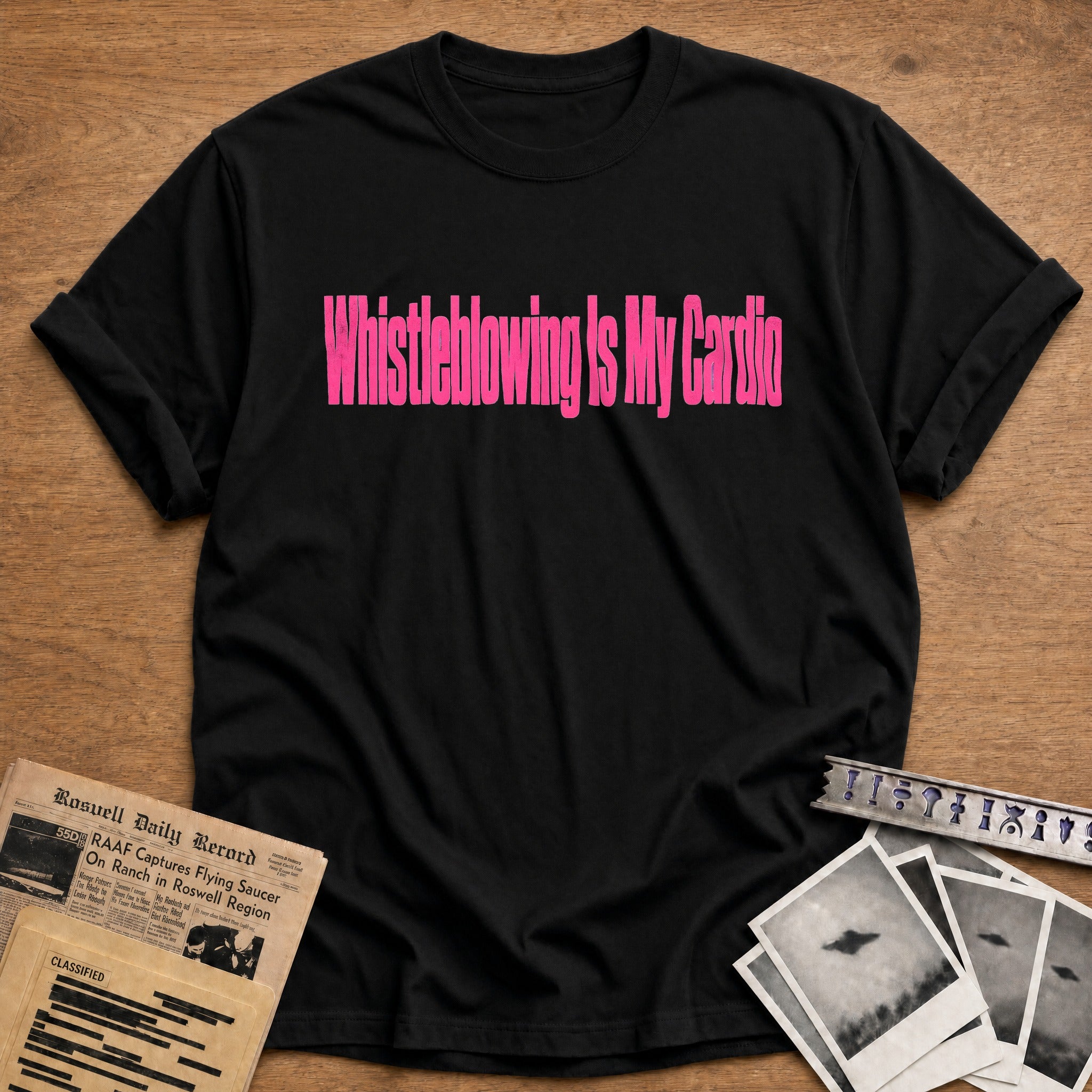 Whistleblowing Is My Cardio 03 - Black