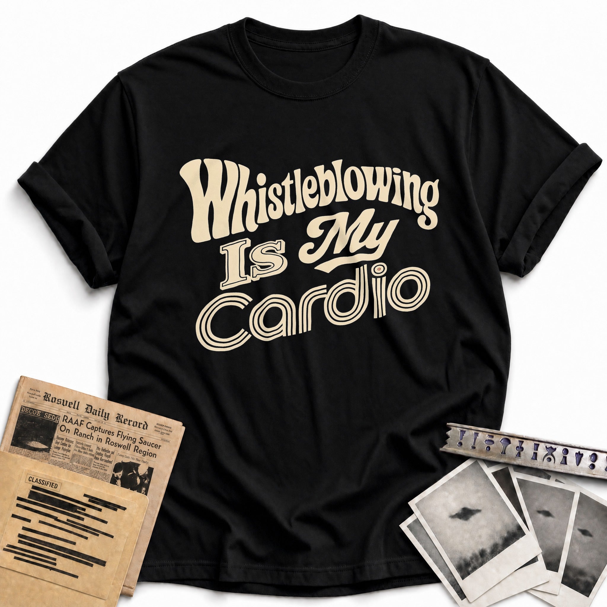 Whistleblowing Is My Cardio 06 - Black