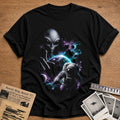 alien astronaut space cosmic - Black