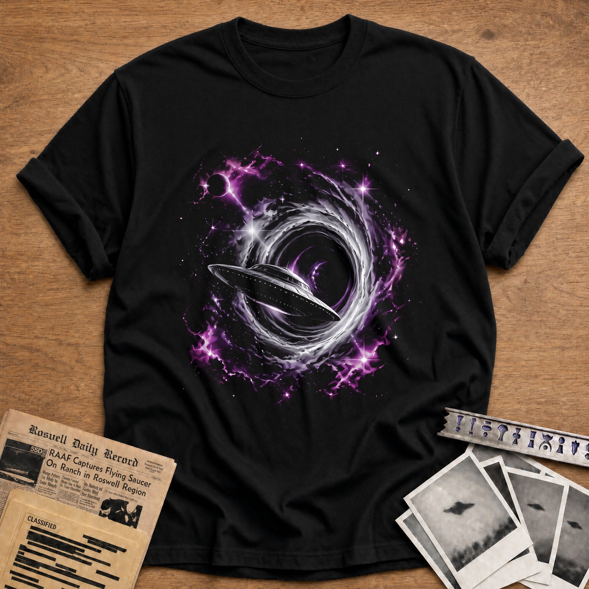 black hole galaxy purple space - Black