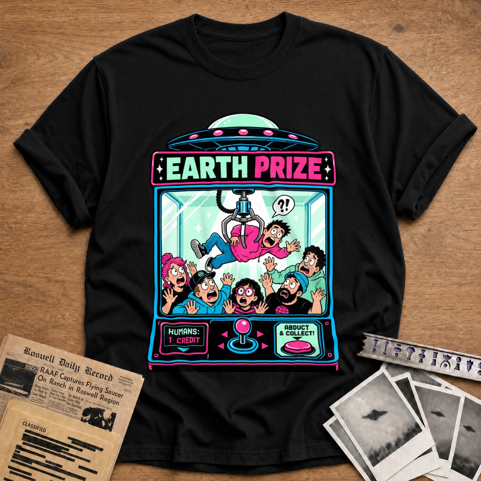 earth prize humans abduct funny - Black