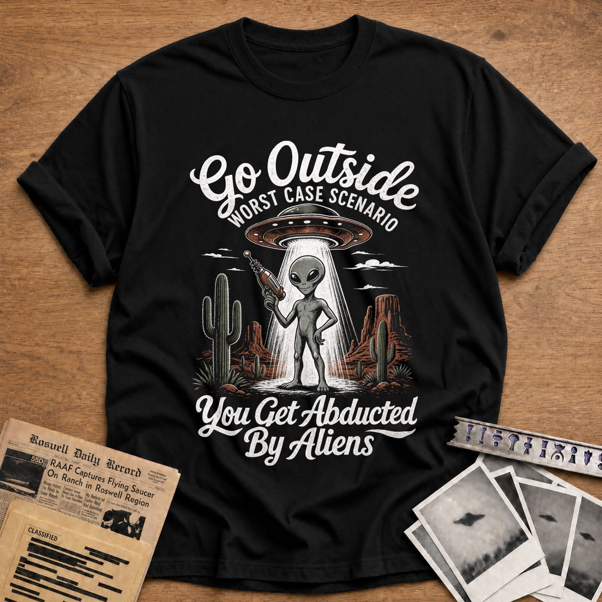 go outside worst case scenario you get abducted by - Black