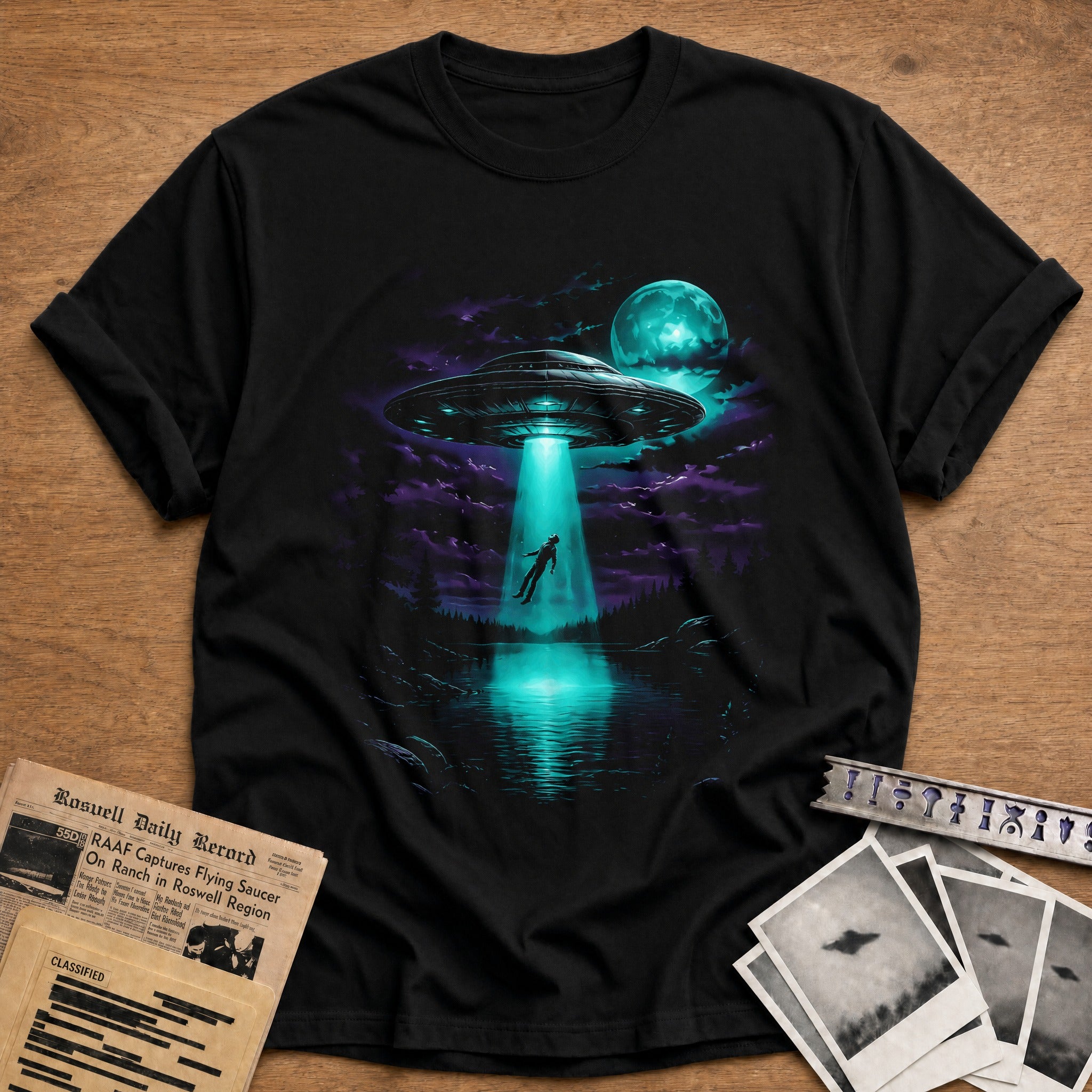 ufo abduction alien sci fi - Black