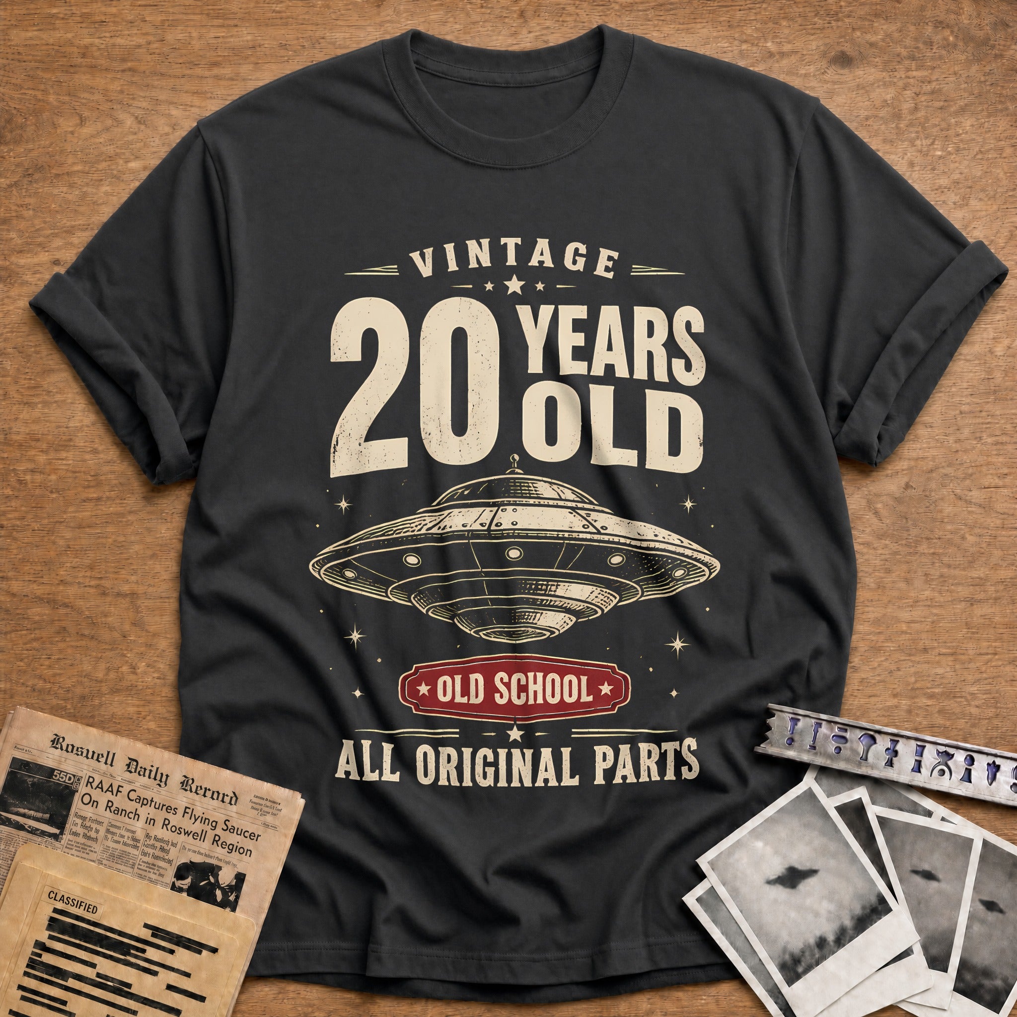 20 Original Parts T-Shirt - Charcoal