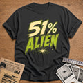 51 Percent Alien 95 T-Shirt - Charcoal