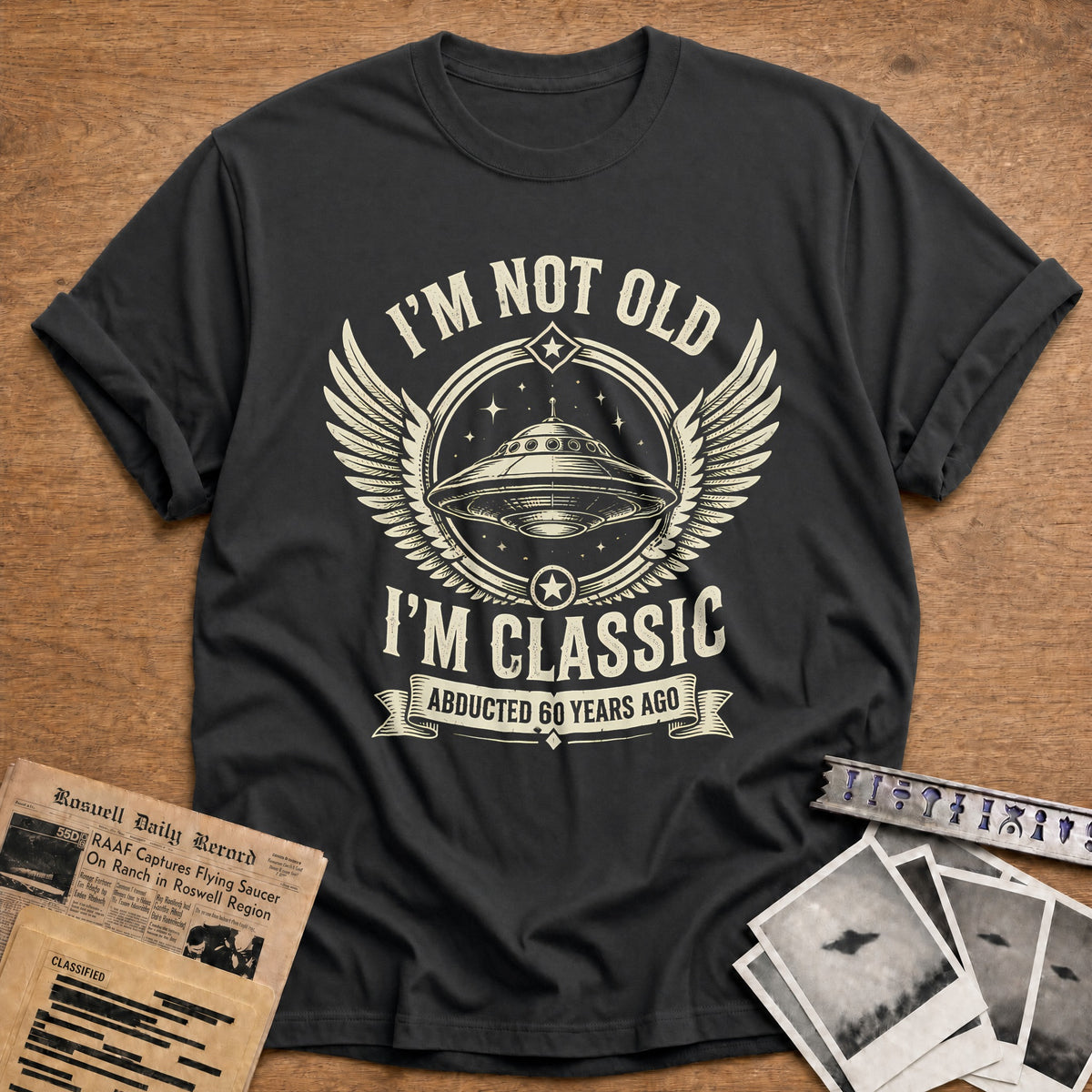 60 Im Classic T-Shirt - Charcoal