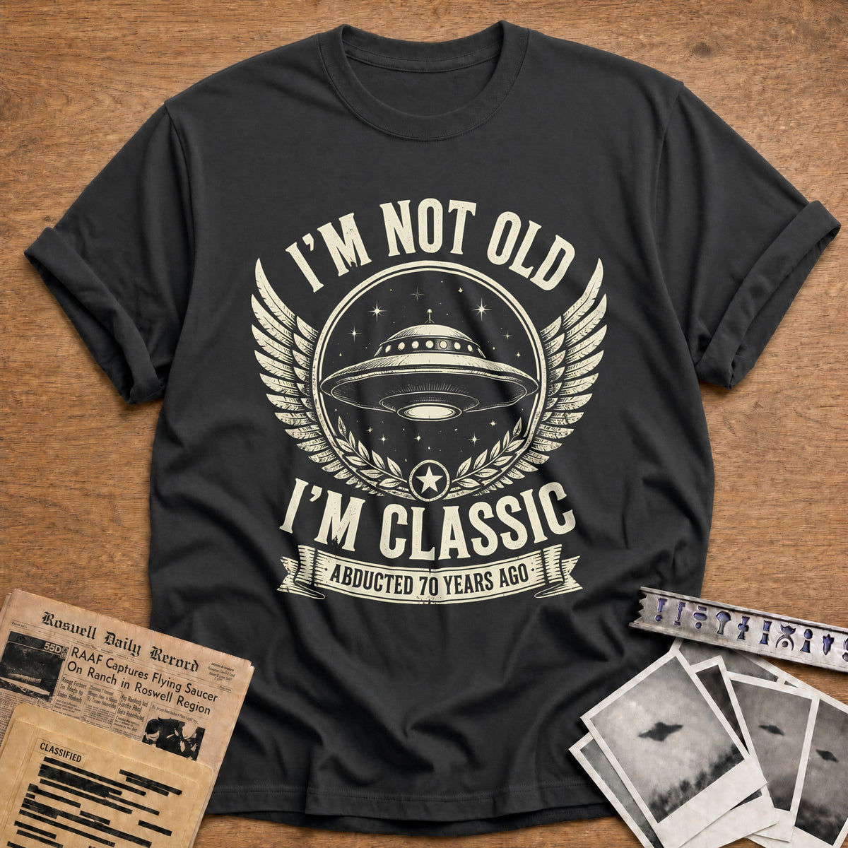 70 Im Classic T-Shirt - Charcoal