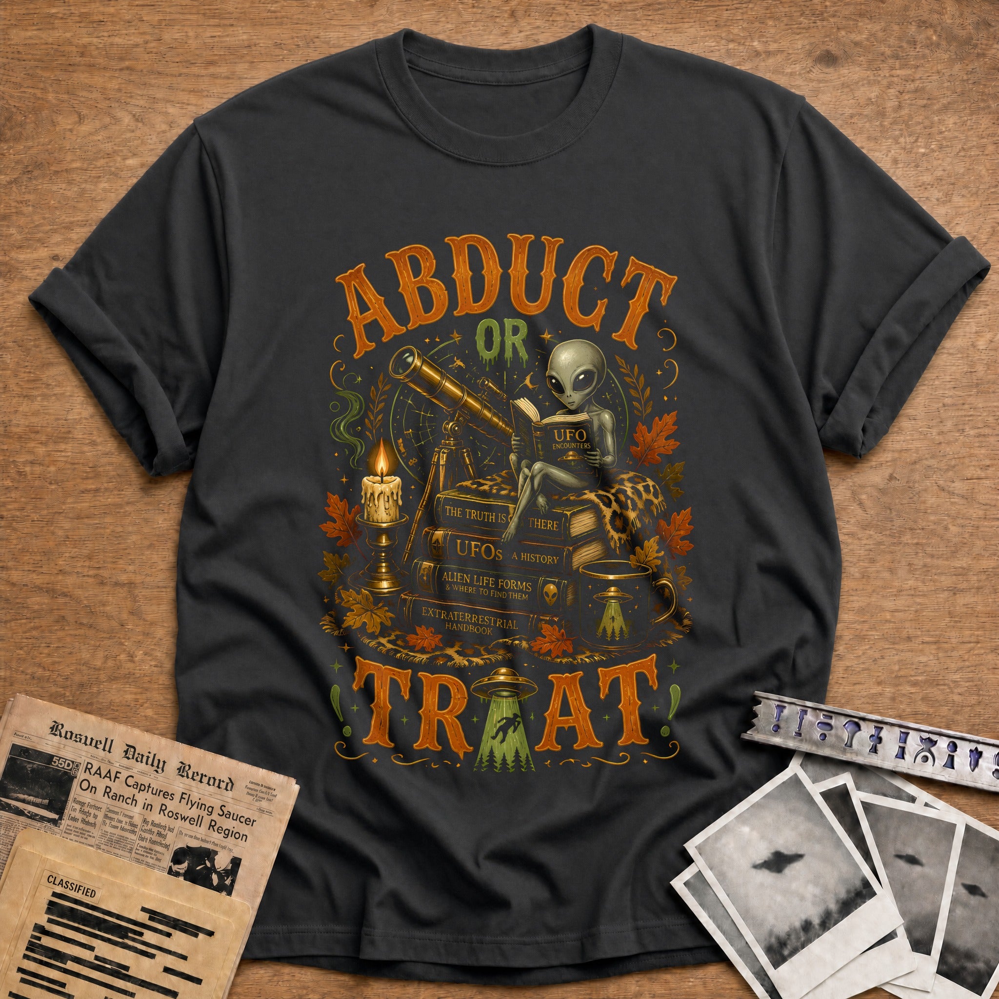 Abduct Or Treat 88 - Charcoal