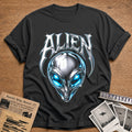 Alien Chrome Y2K 94 T-Shirt - Charcoal