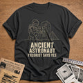 Ancient Astronaut Theorist 71 T-Shirt - Charcoal