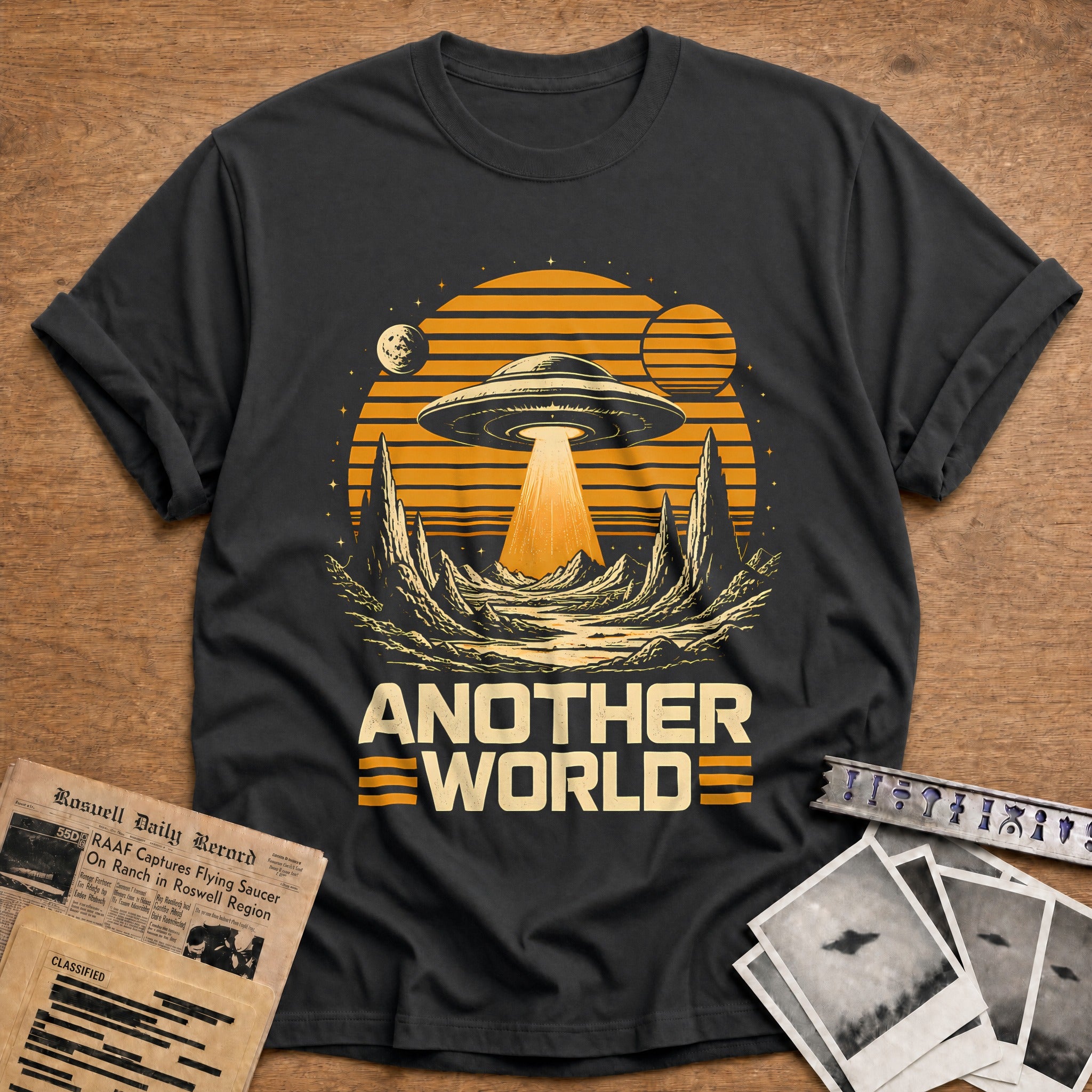 Another World T-Shirt - Charcoal