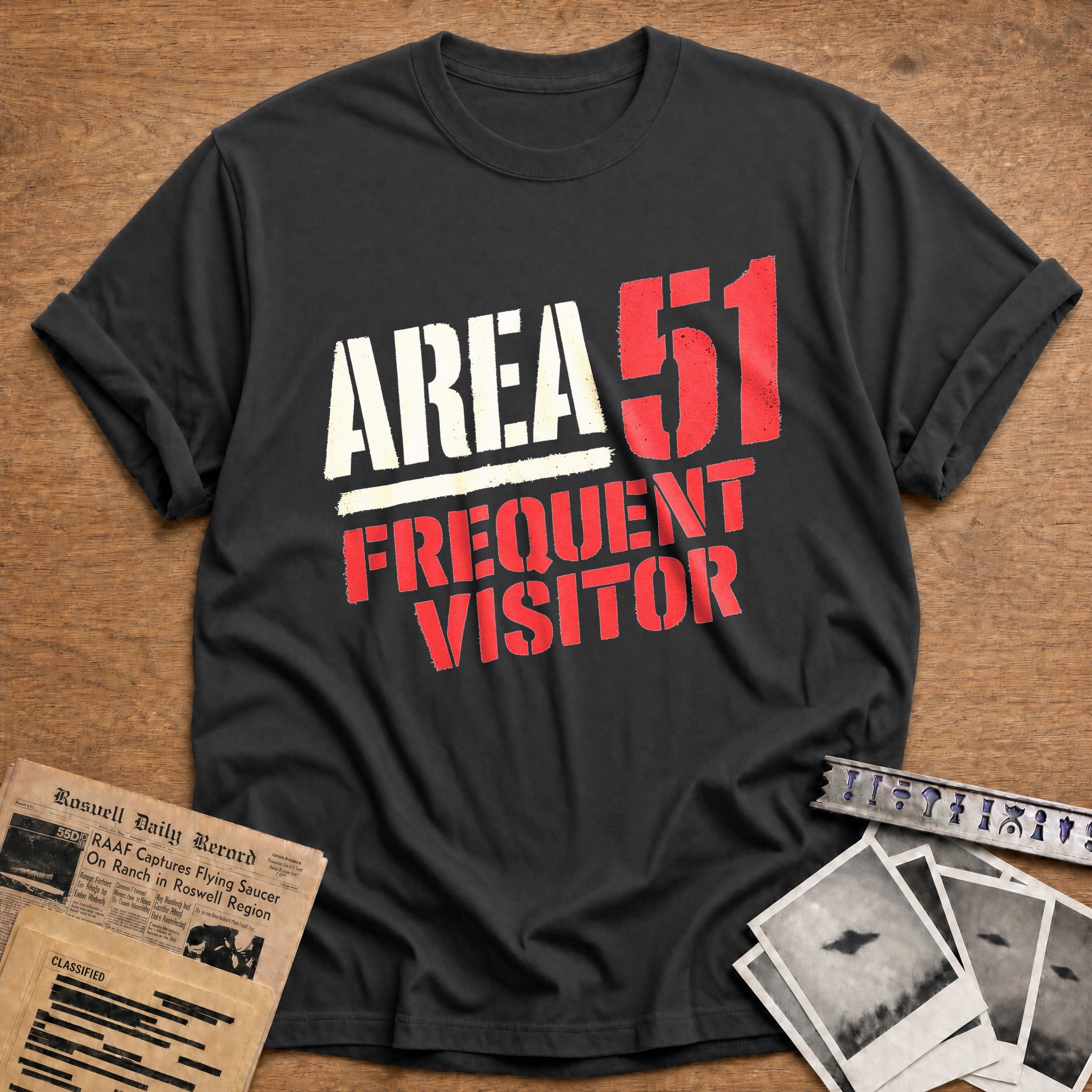 Area 51 Frequent Visitor - Charcoal