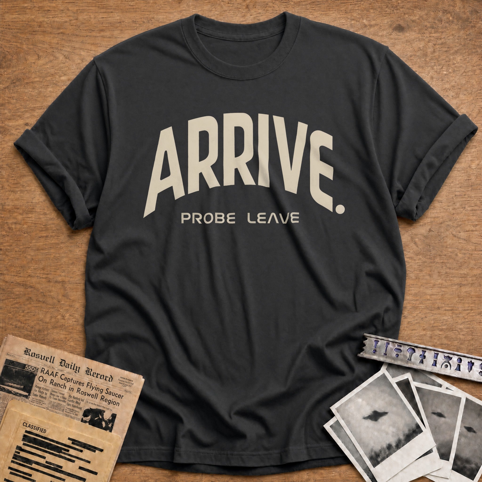 Arrive Probe Leave 02 - Charcoal